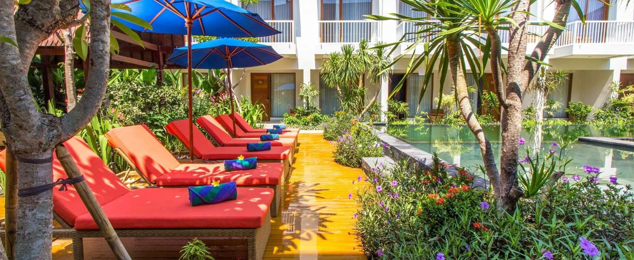 sunbed in Abian Harmony Hotel