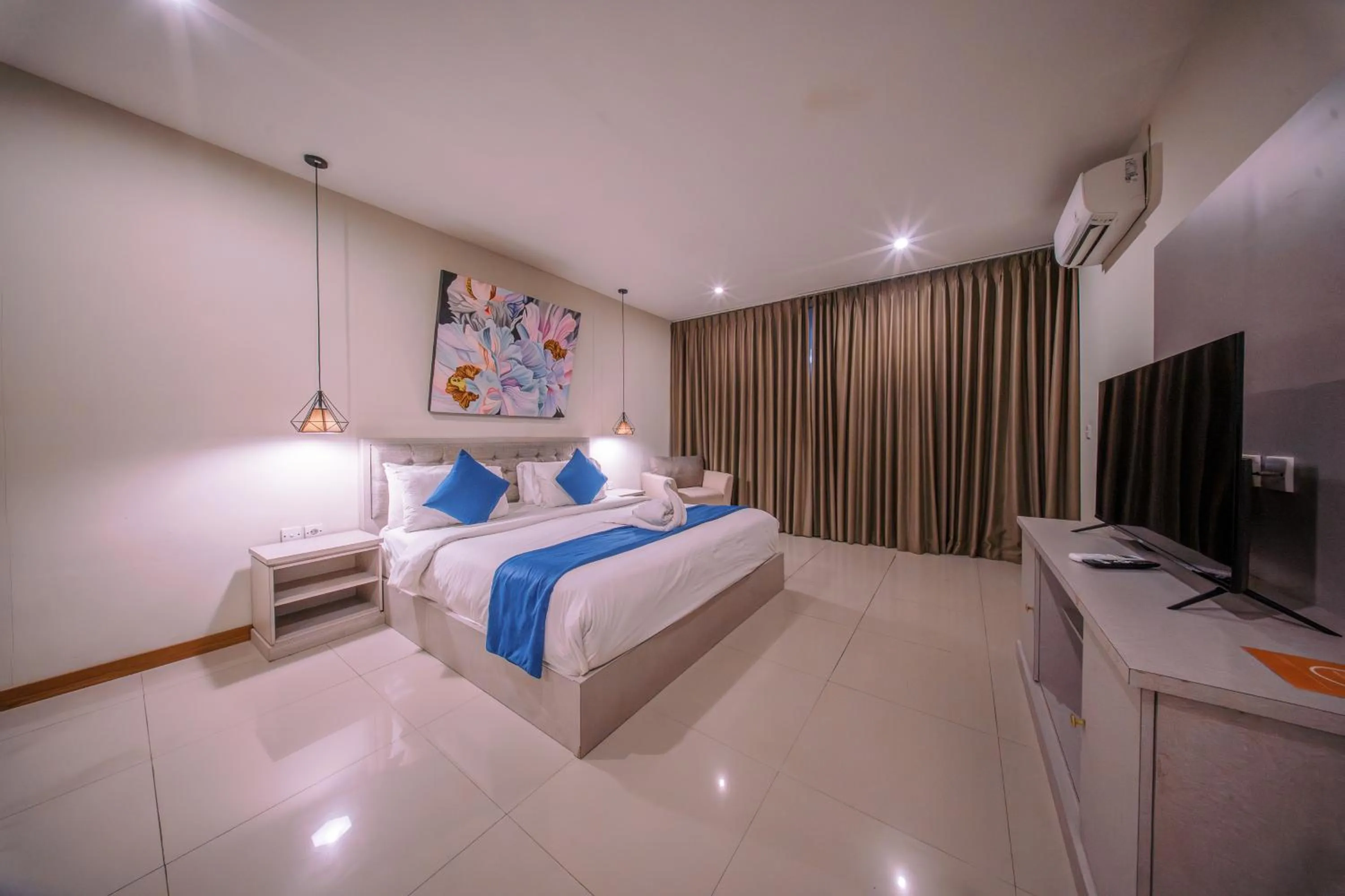 Bedroom, Bed in Abian Harmony Hotel