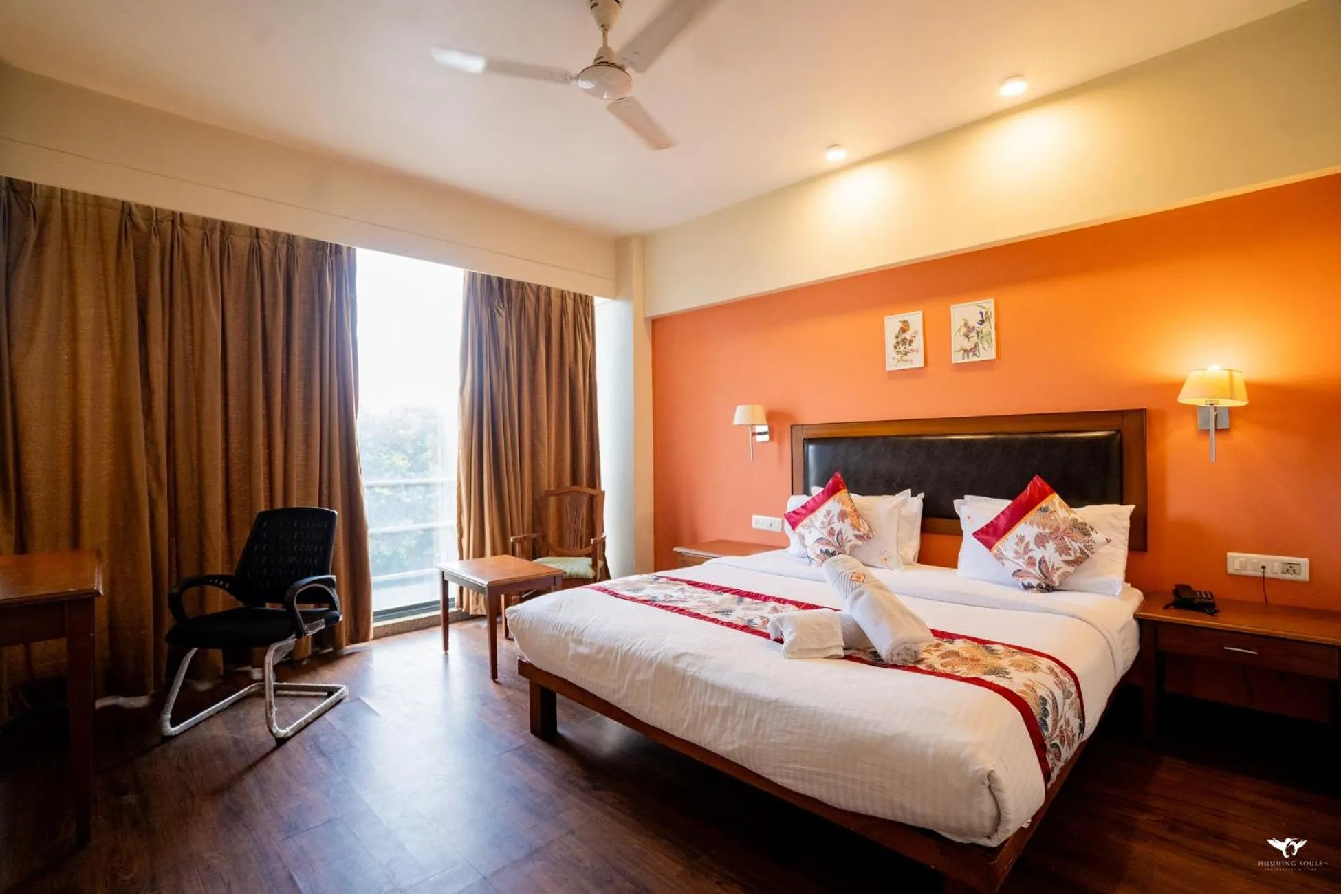 Bedroom, Bed in Krishna Inn - Royal Hotels