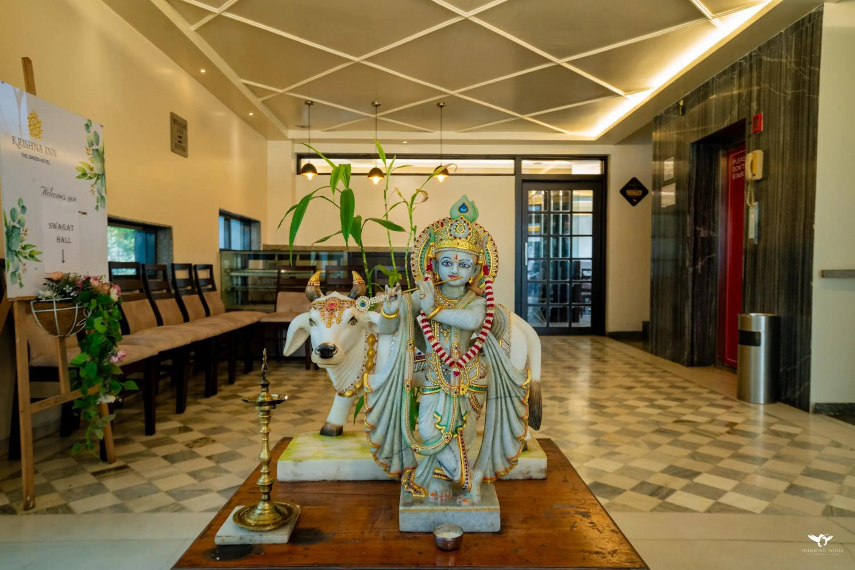 Decorative detail in Krishna Inn - Royal Hotels