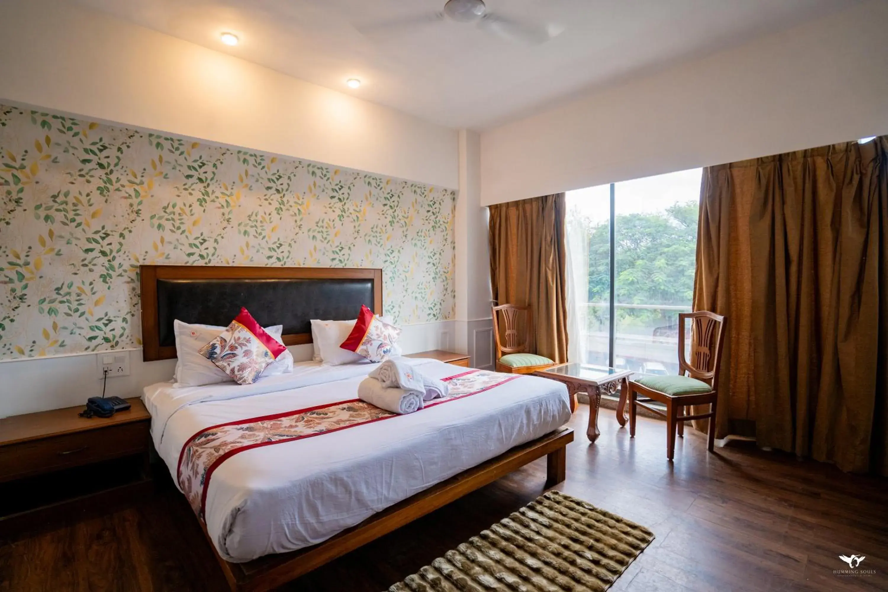 Bedroom, Bed in Krishna Inn - Royal Hotels Bedroom, Bed in Krishna Inn - Royal Hotels