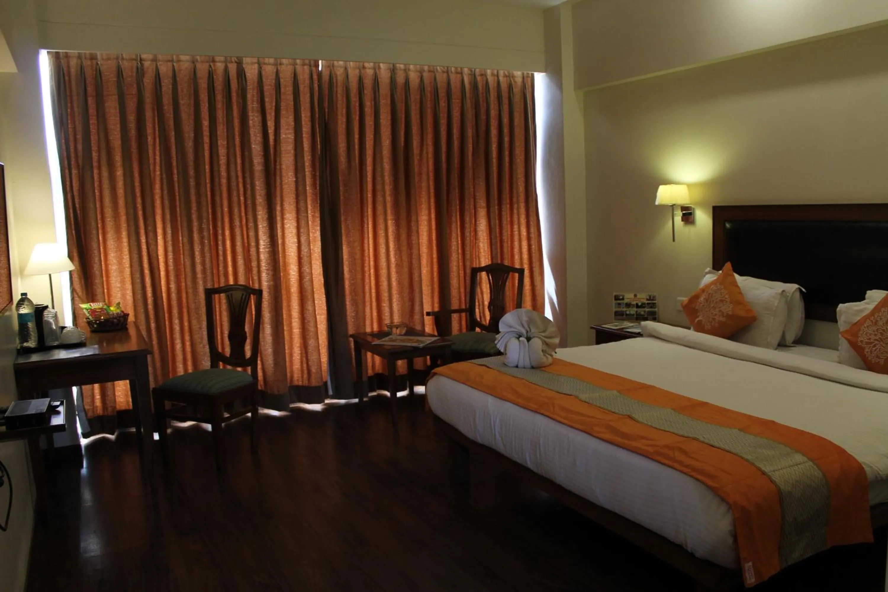 Bedroom, Bed in Krishna Inn - Royal Hotels