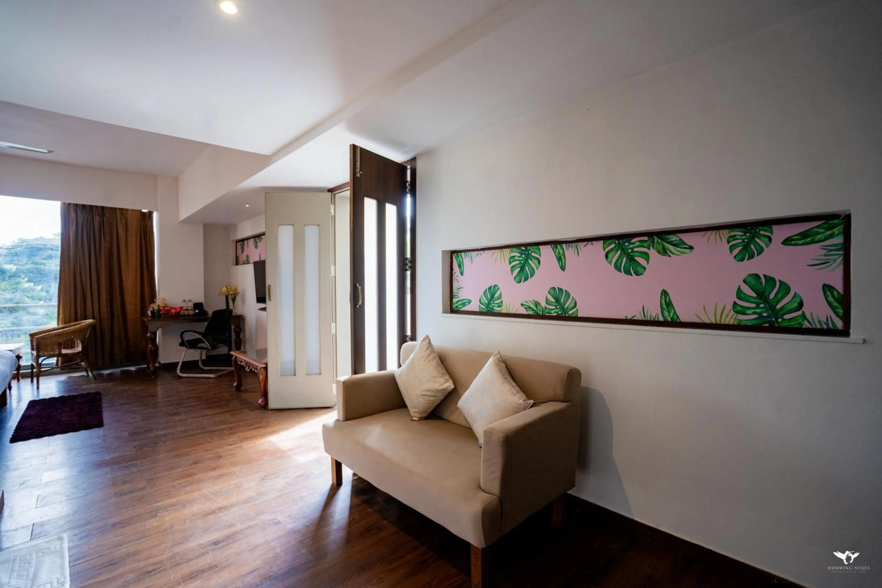 Seating area in Krishna Inn - Royal Hotels