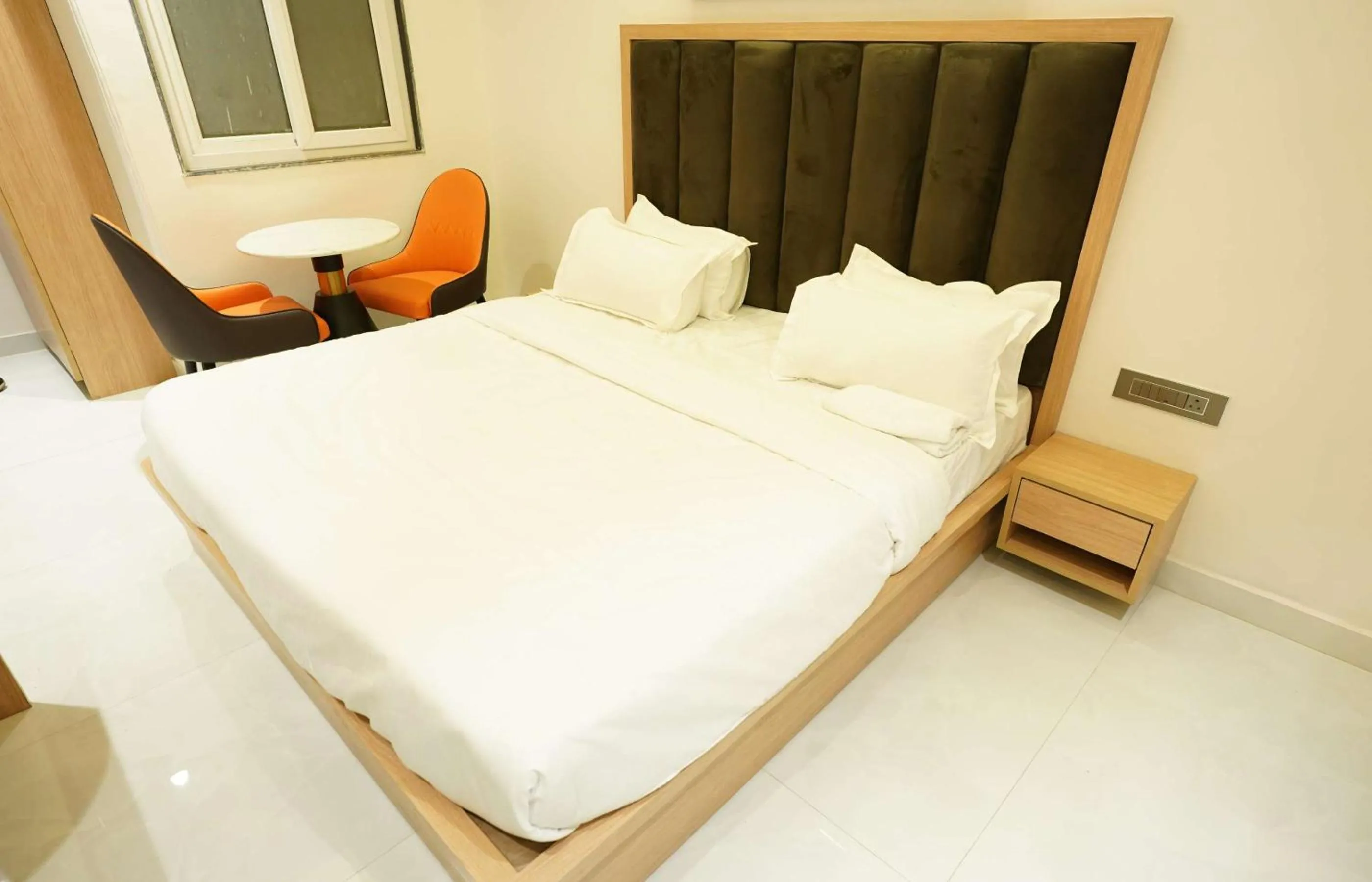 Bed in HOTEL V Inn STUDIO