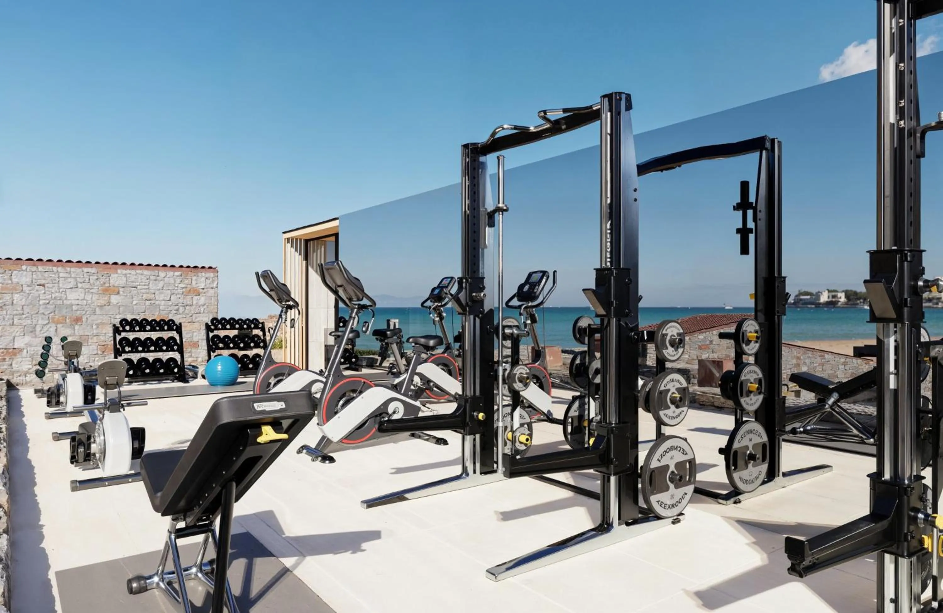Fitness centre/facilities in Volta Seaside Boutique Hotel