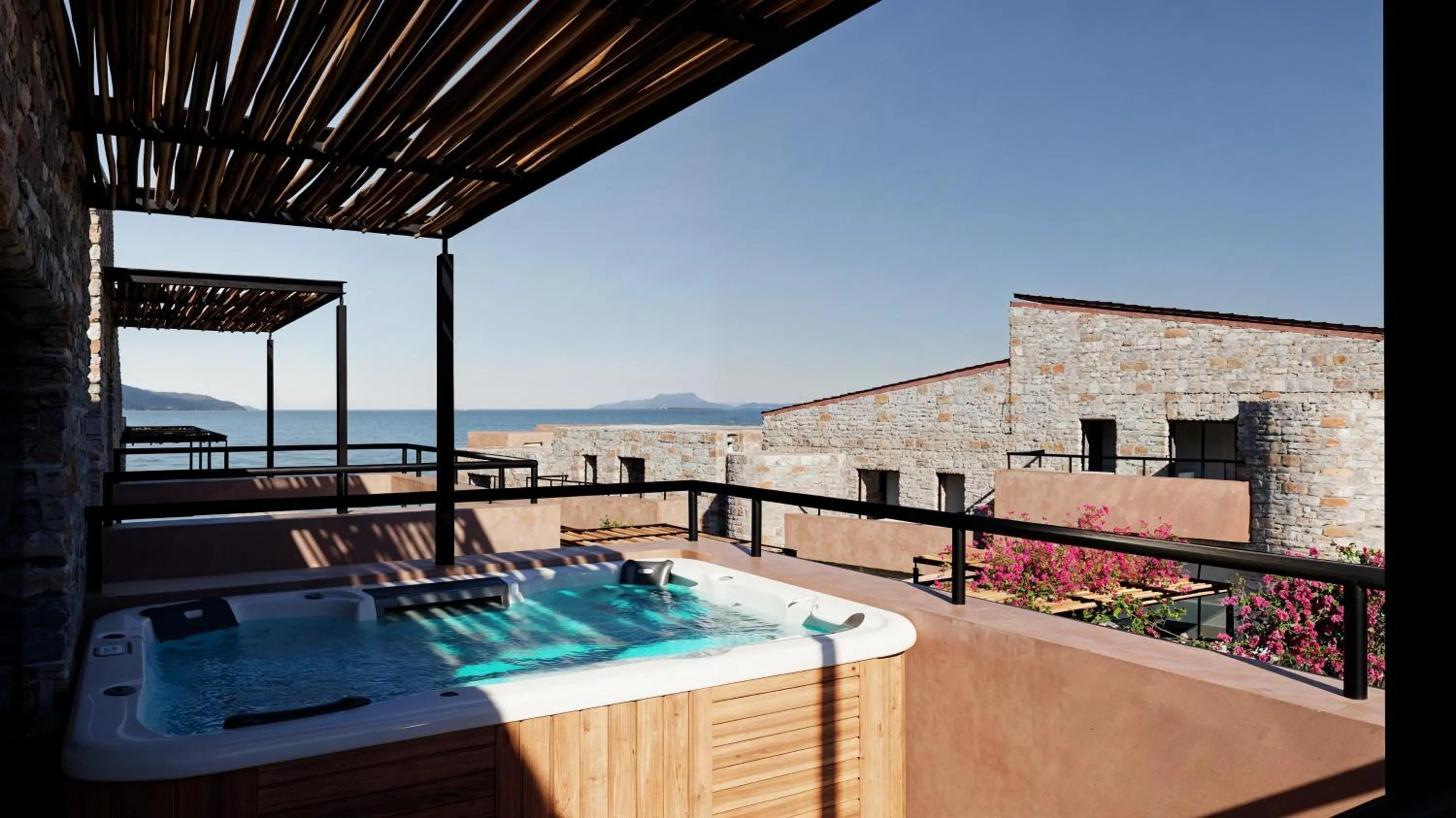 Hot Tub in Volta Seaside Boutique Hotel