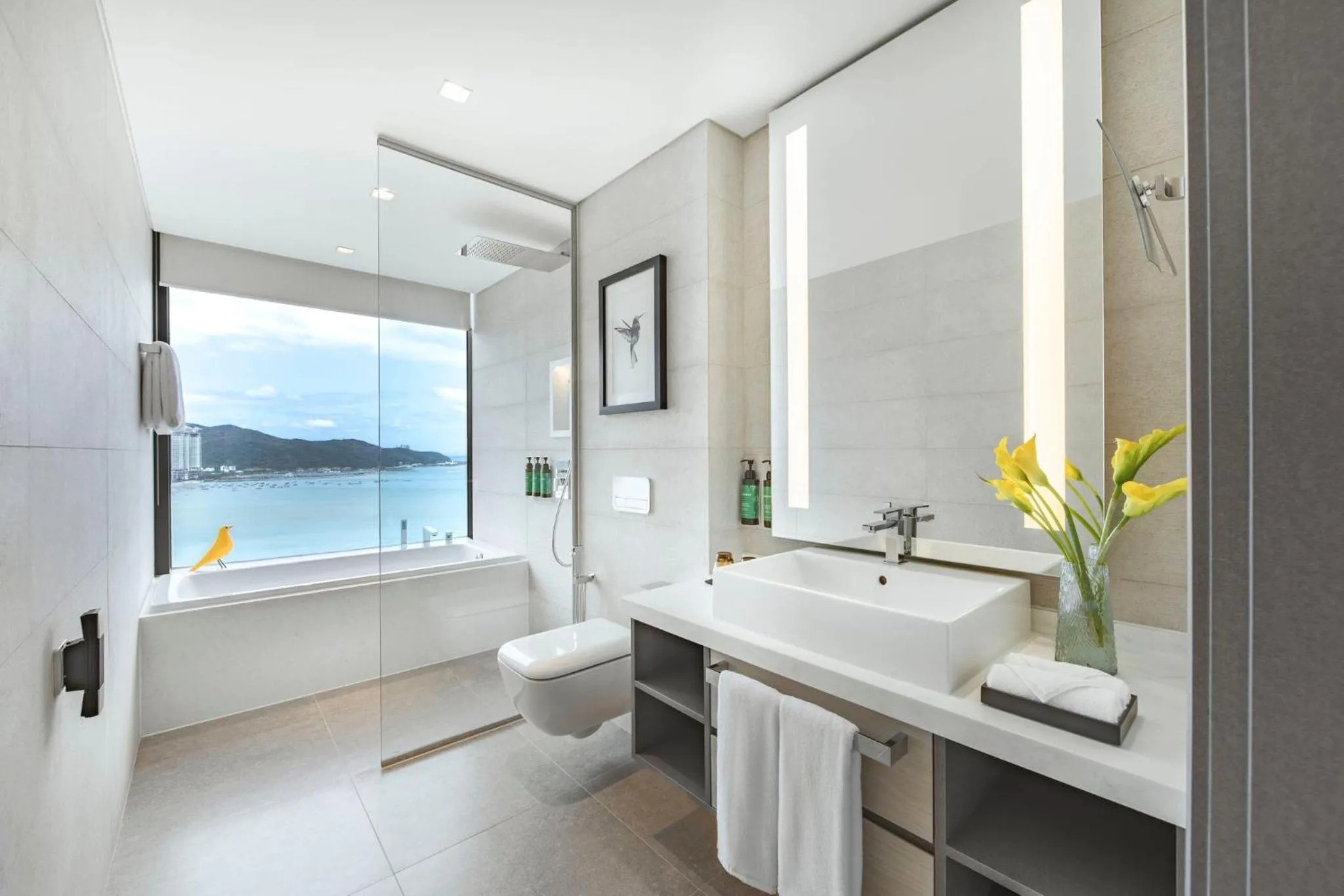 Bathroom in voco Scenia Bay Nha Trang by IHG