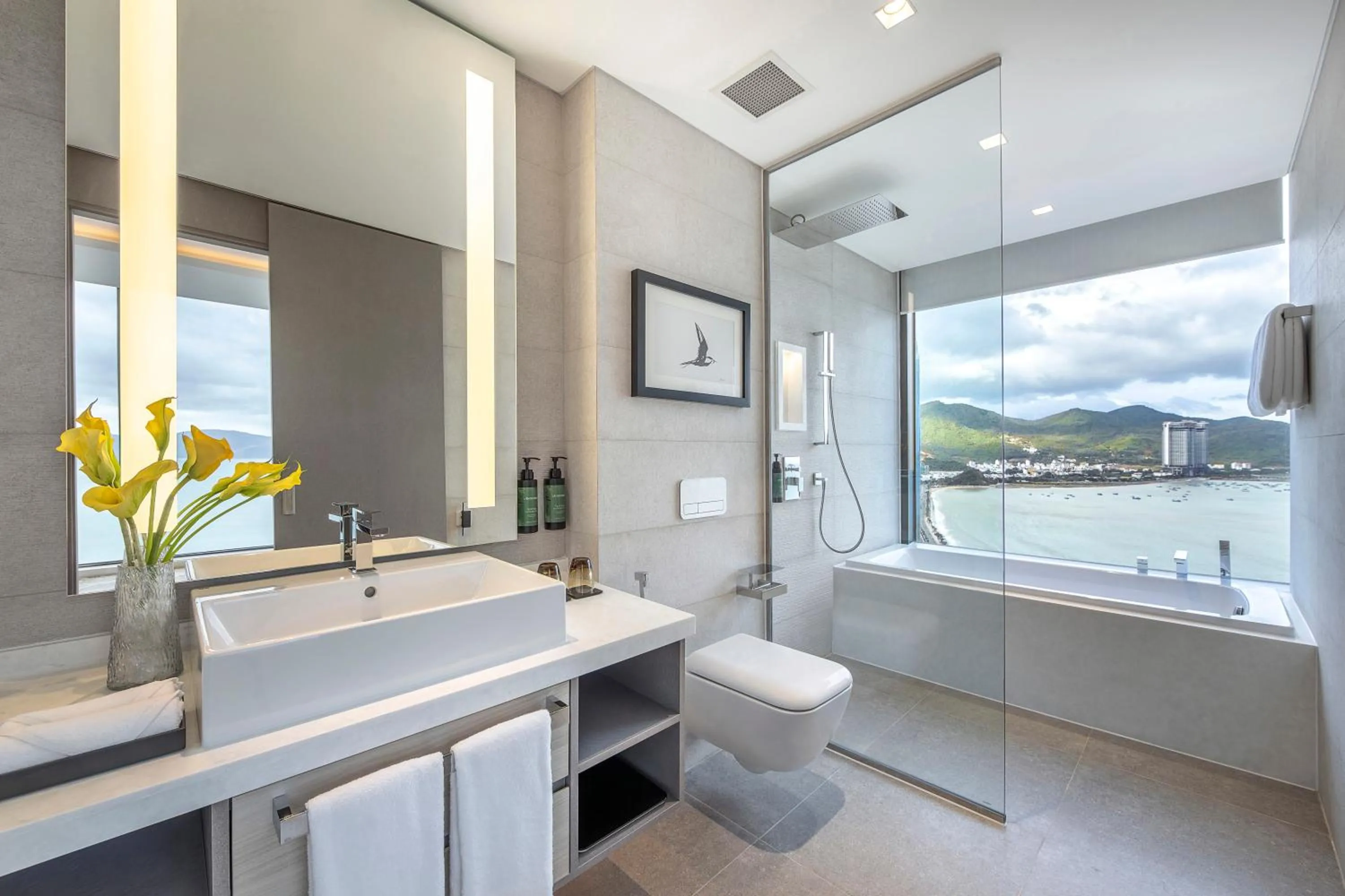 Bathroom in voco Scenia Bay Nha Trang by IHG