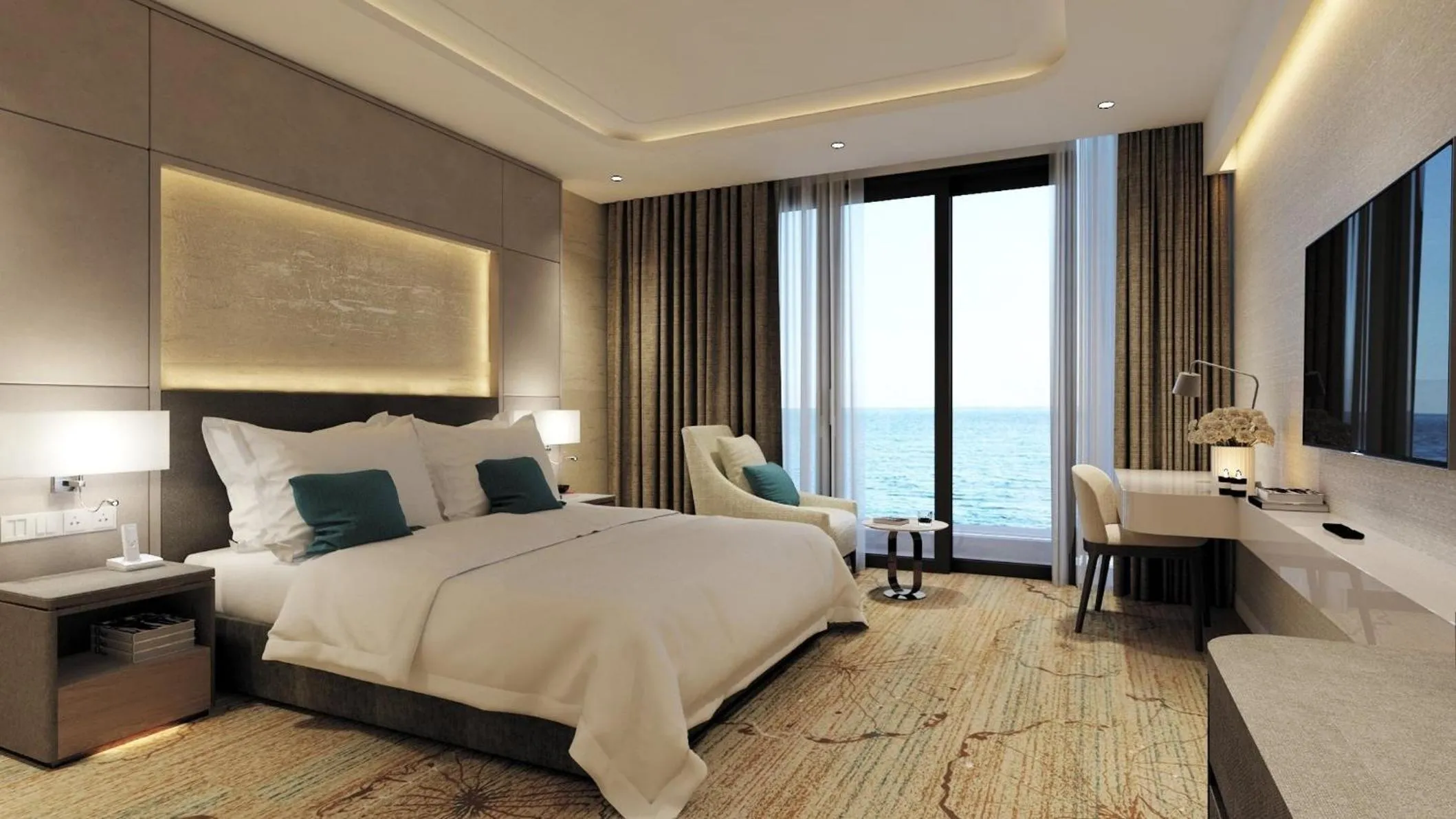 Photo of the whole room, Bed in voco Scenia Bay Nha Trang by IHG