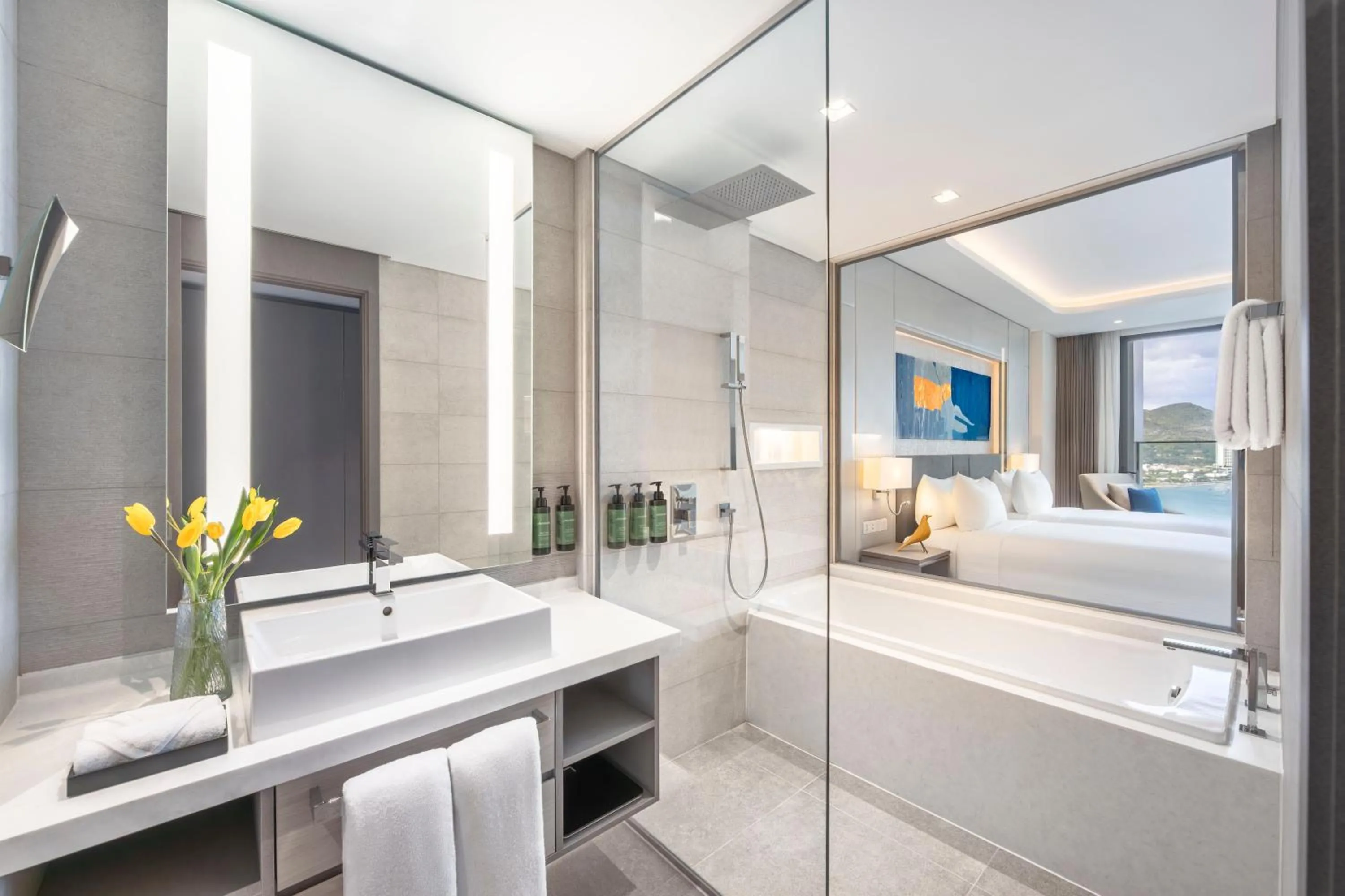 Bathroom in voco Scenia Bay Nha Trang by IHG