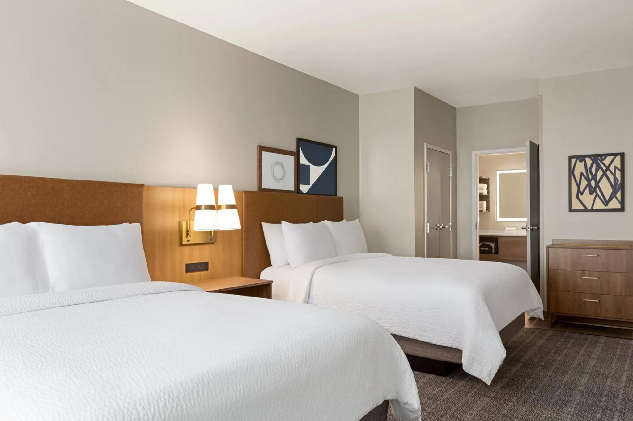 Studio Queen Suite with Two Queen Beds - Mobility Accessible in Staybridge Suites Aurora East by IHG