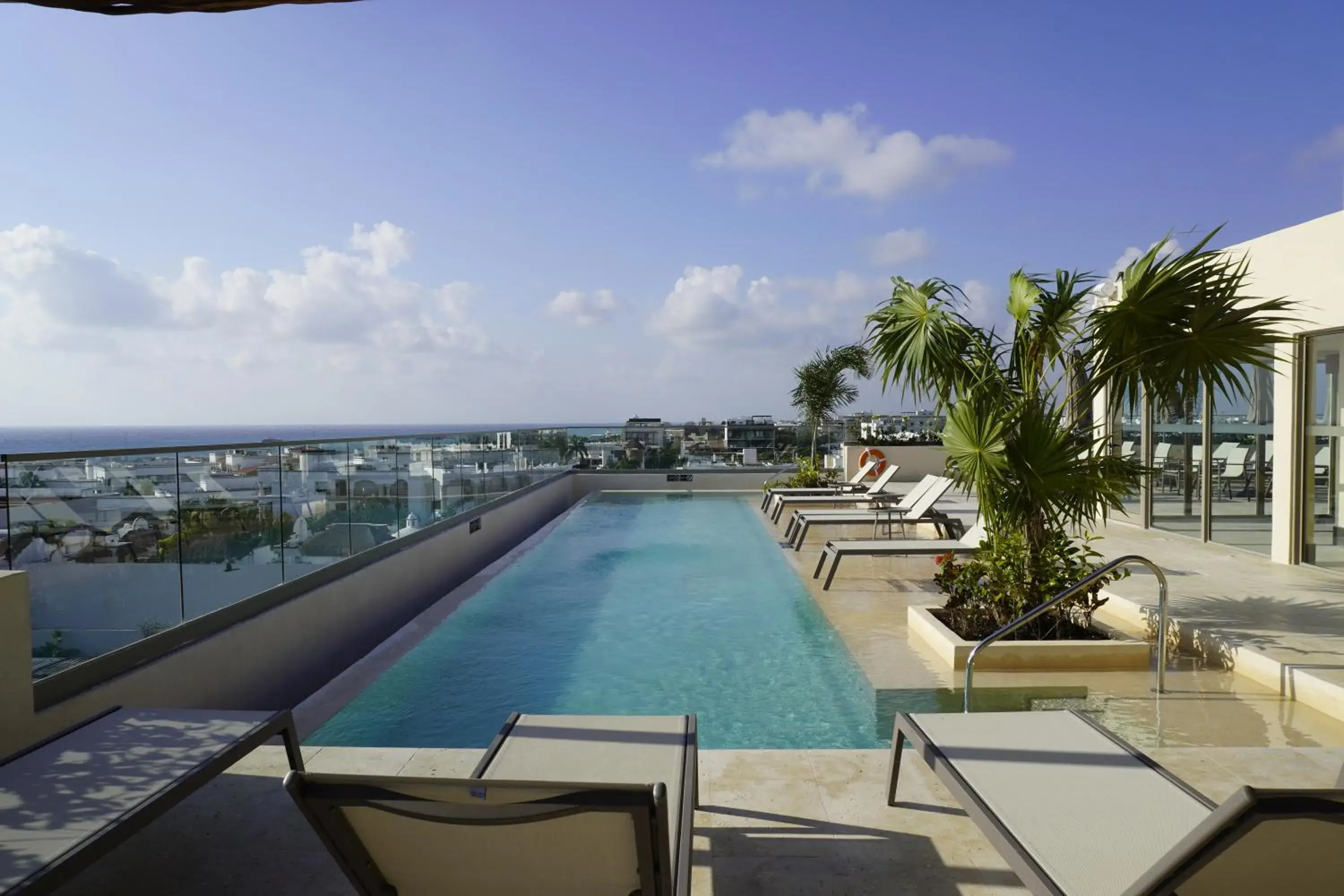 Pool view in Hotel Indigo Playa del Carmen by IHG Pool view in Hotel Indigo Playa del Carmen by IHG
