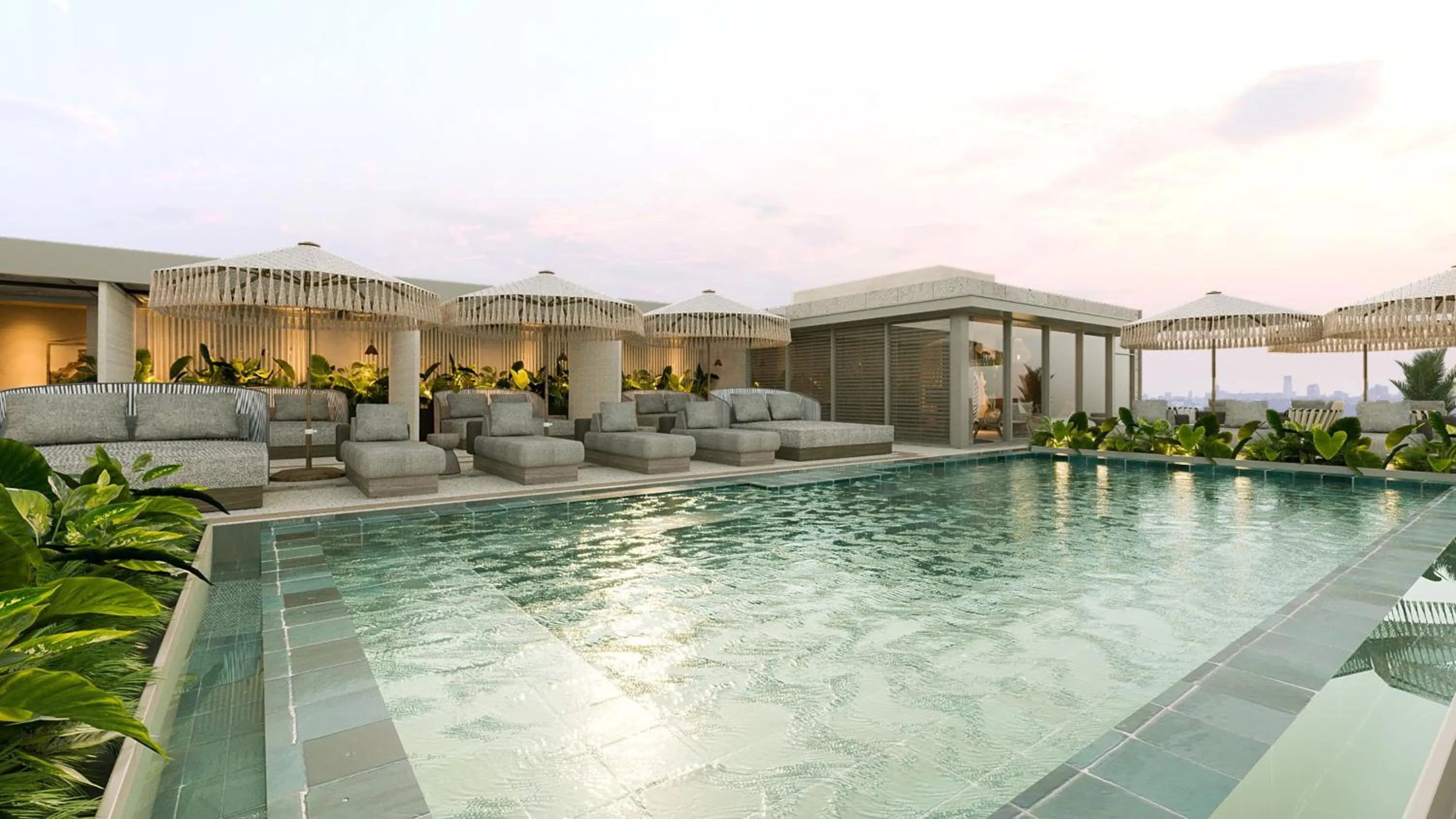Swimming pool in Hotel Indigo Playa del Carmen by IHG