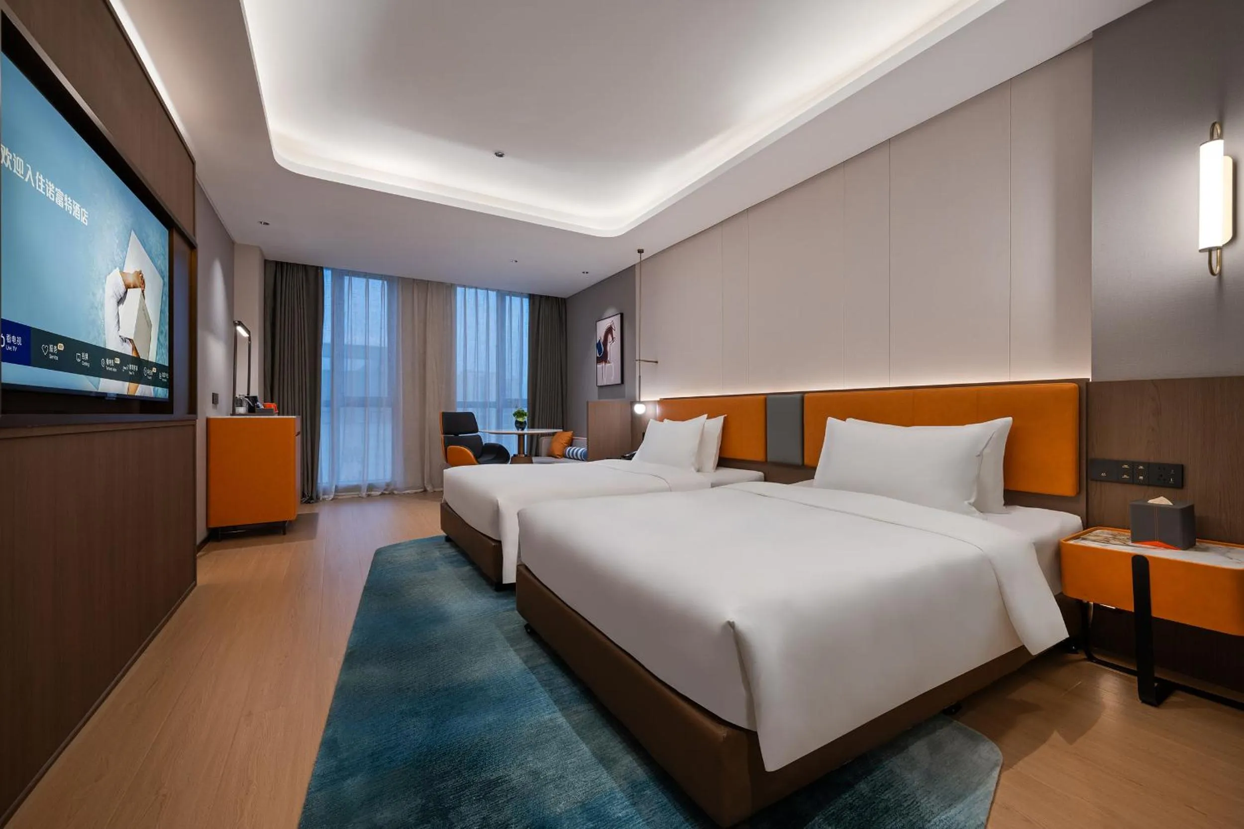 Photo of the whole room, Bed in Novotel Hangzhou Xintiandi