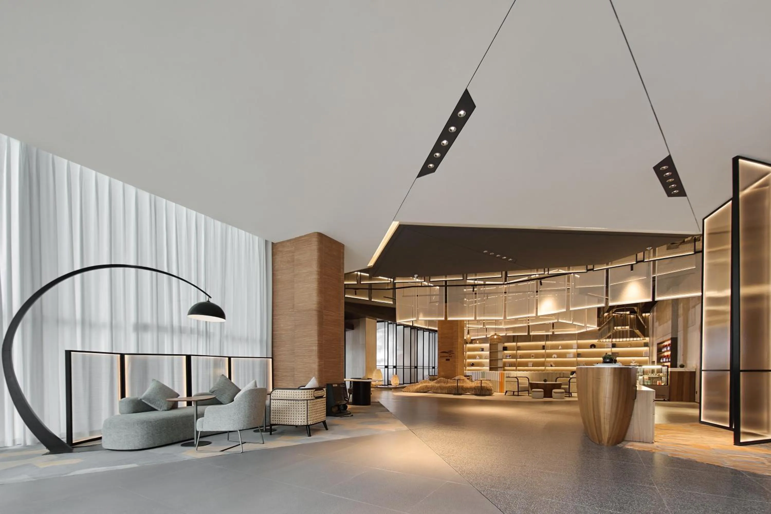 Lobby or reception in Novotel Yinchuan Lanxigu