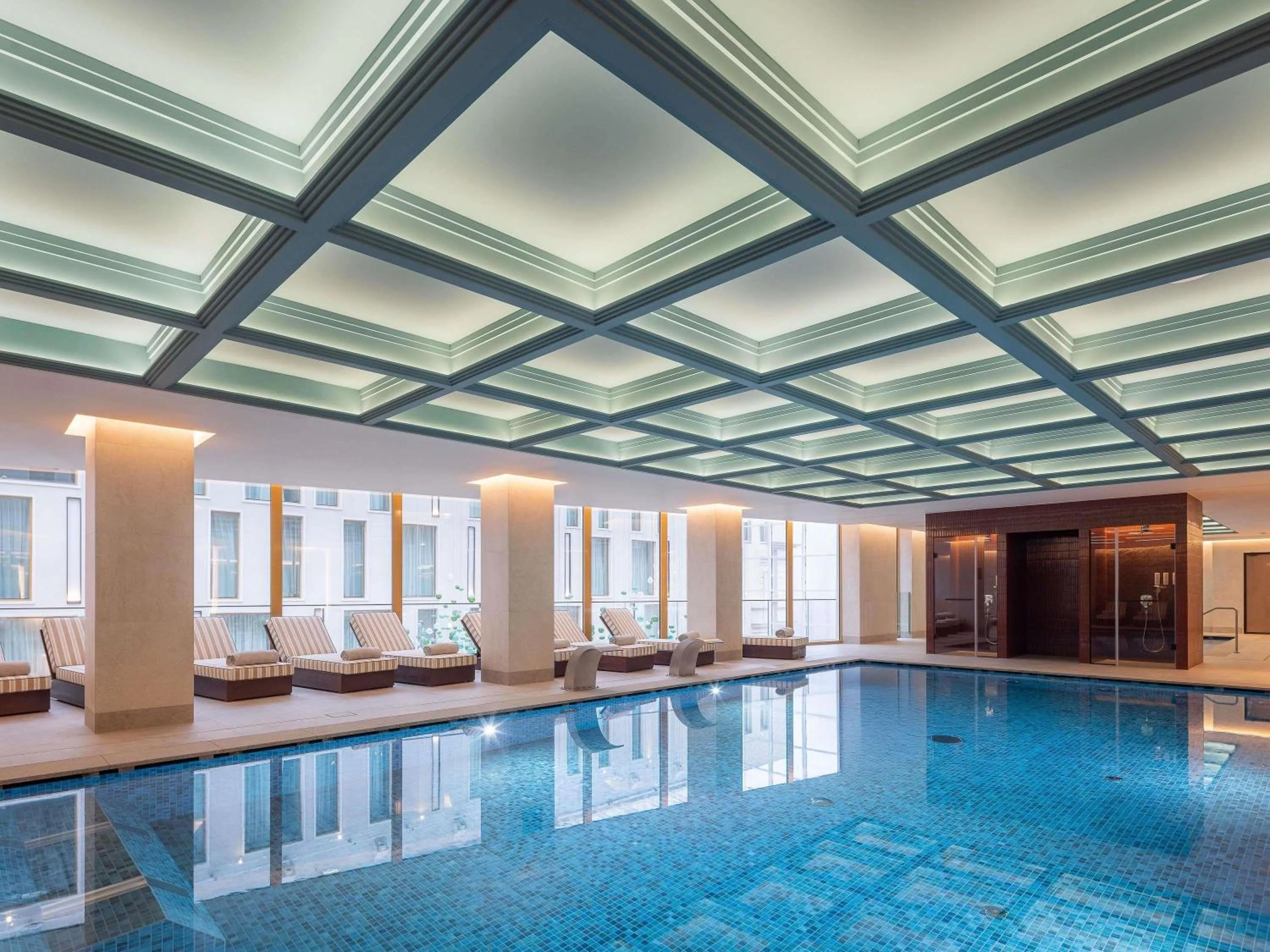 Pool view in Swissôtel Marianske Lazne