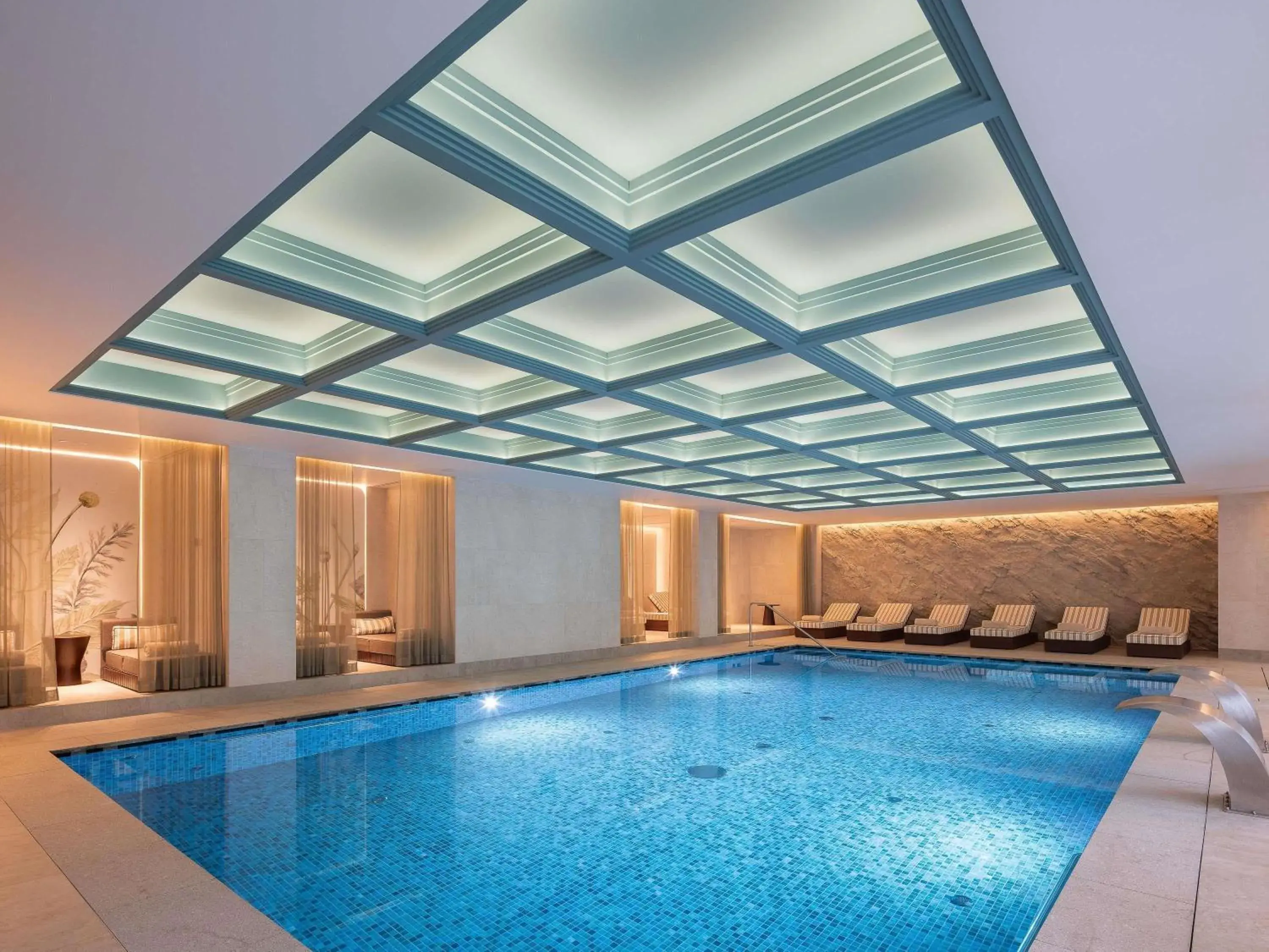 Pool view in Swissôtel Marianske Lazne Pool view in Swissôtel Marianske Lazne