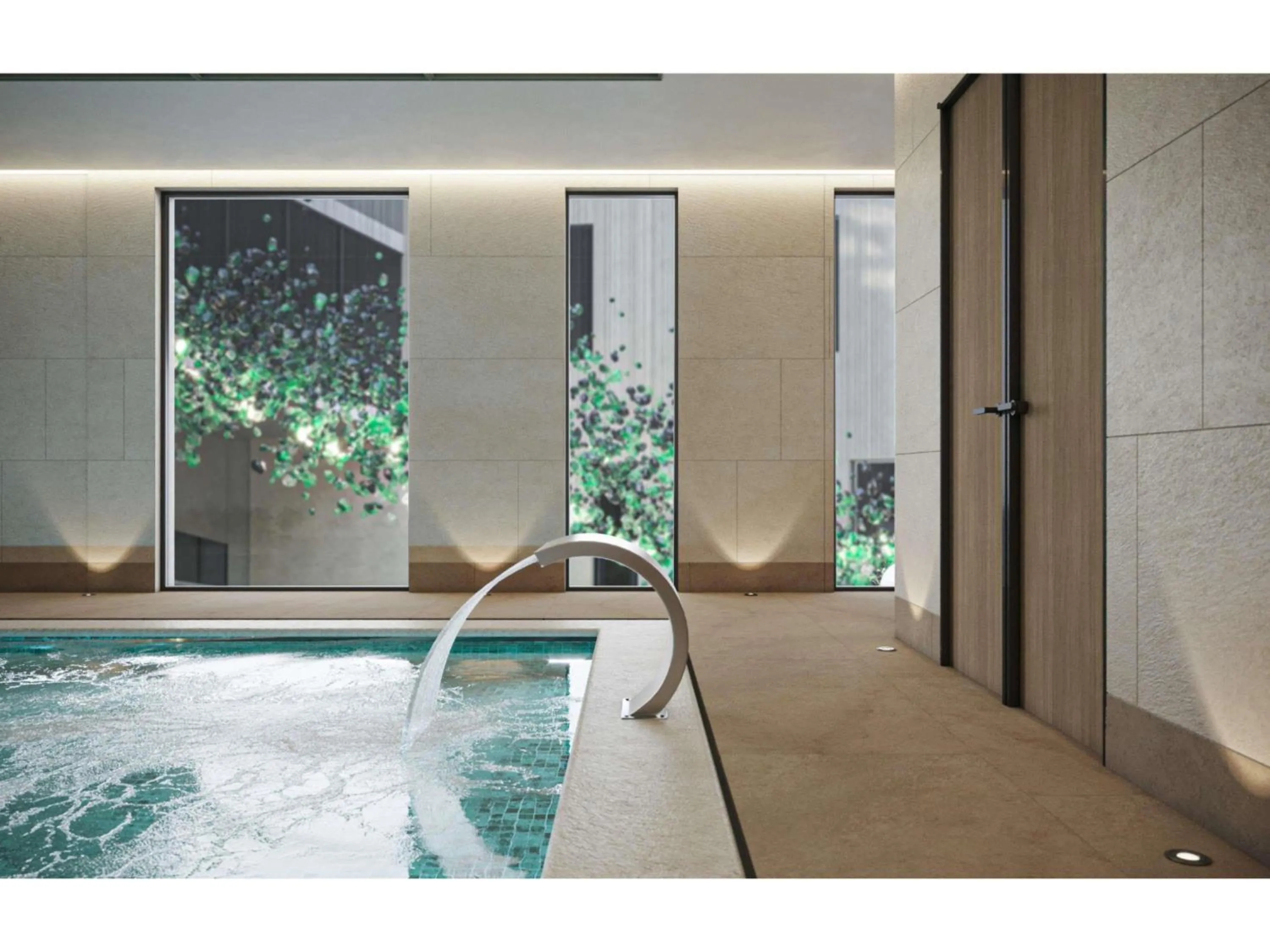 Pool view in Swissôtel Marianske Lazne