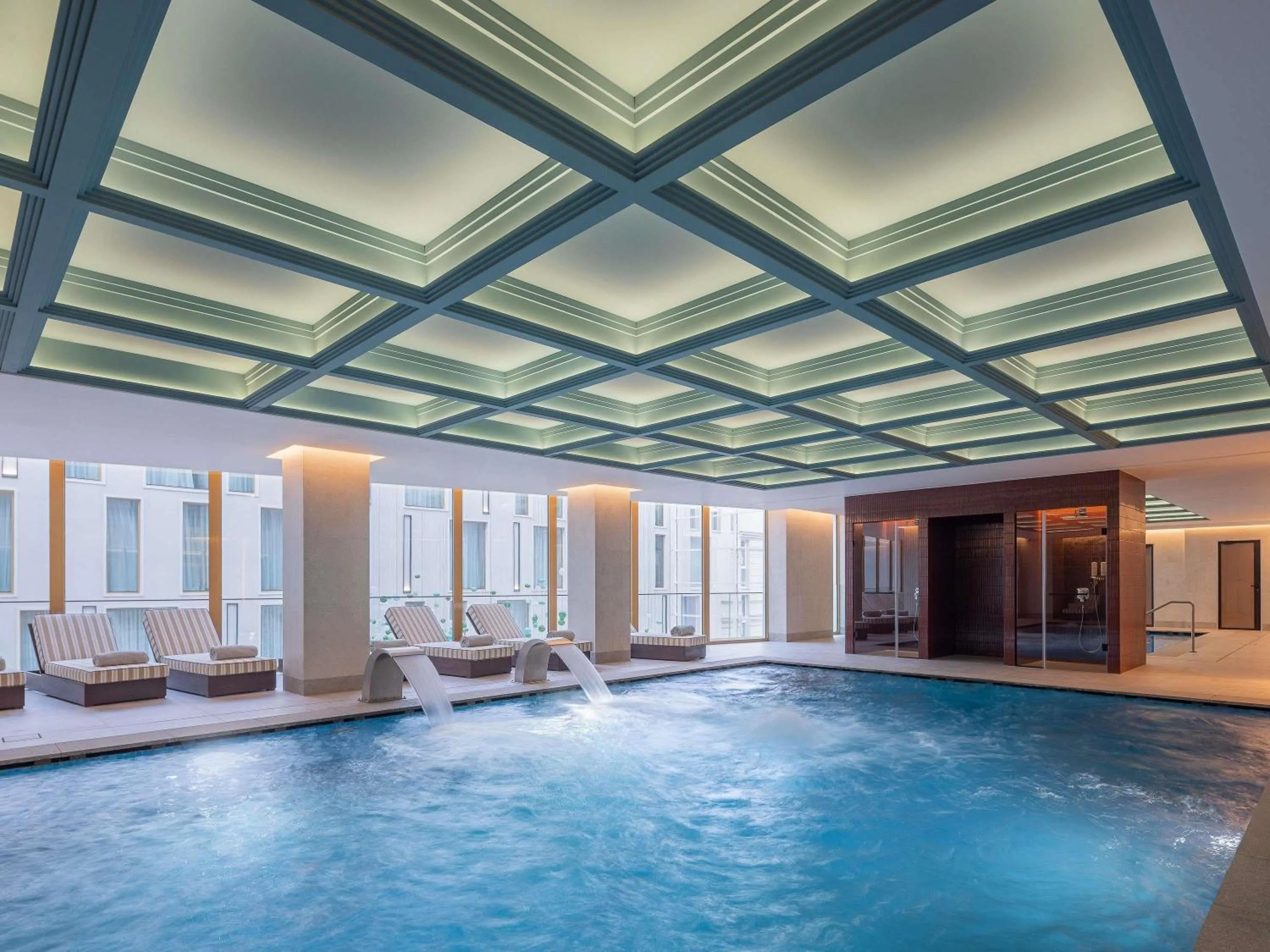 Pool view in Swissôtel Marianske Lazne