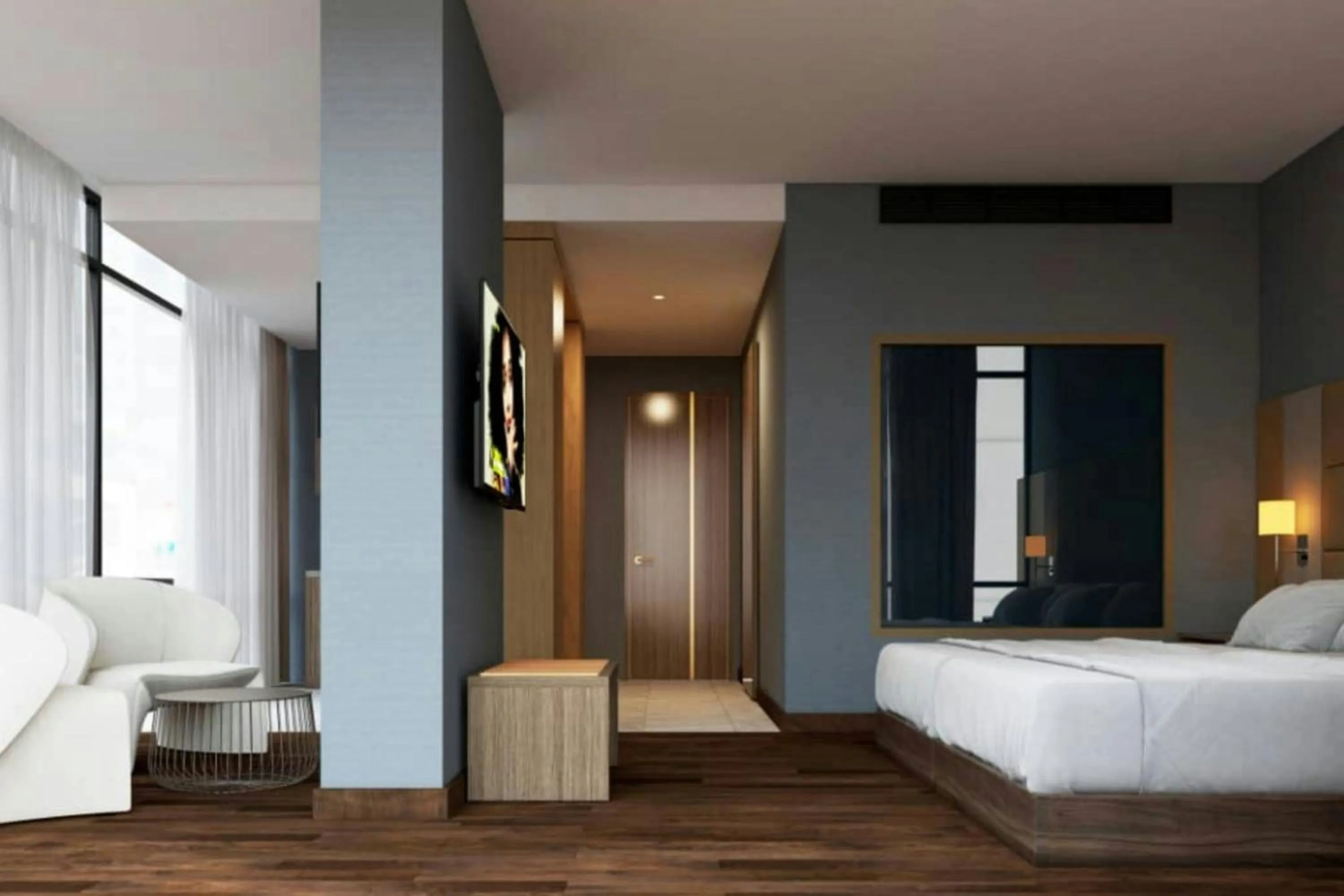 Photo of the whole room, Bed in Four Points by Sheraton Accra Airport Hotel