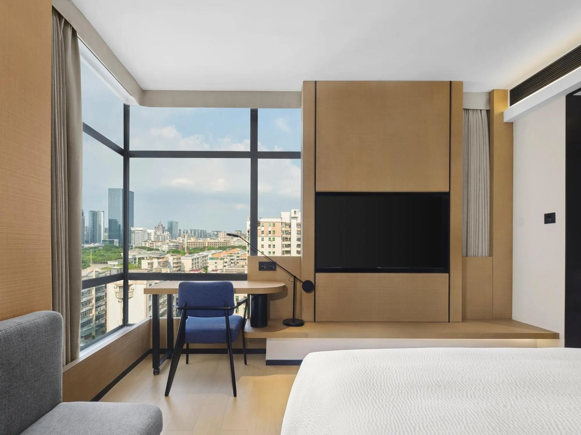Seating area, Bed in Fairfield by Marriott Guangzhou Huadu