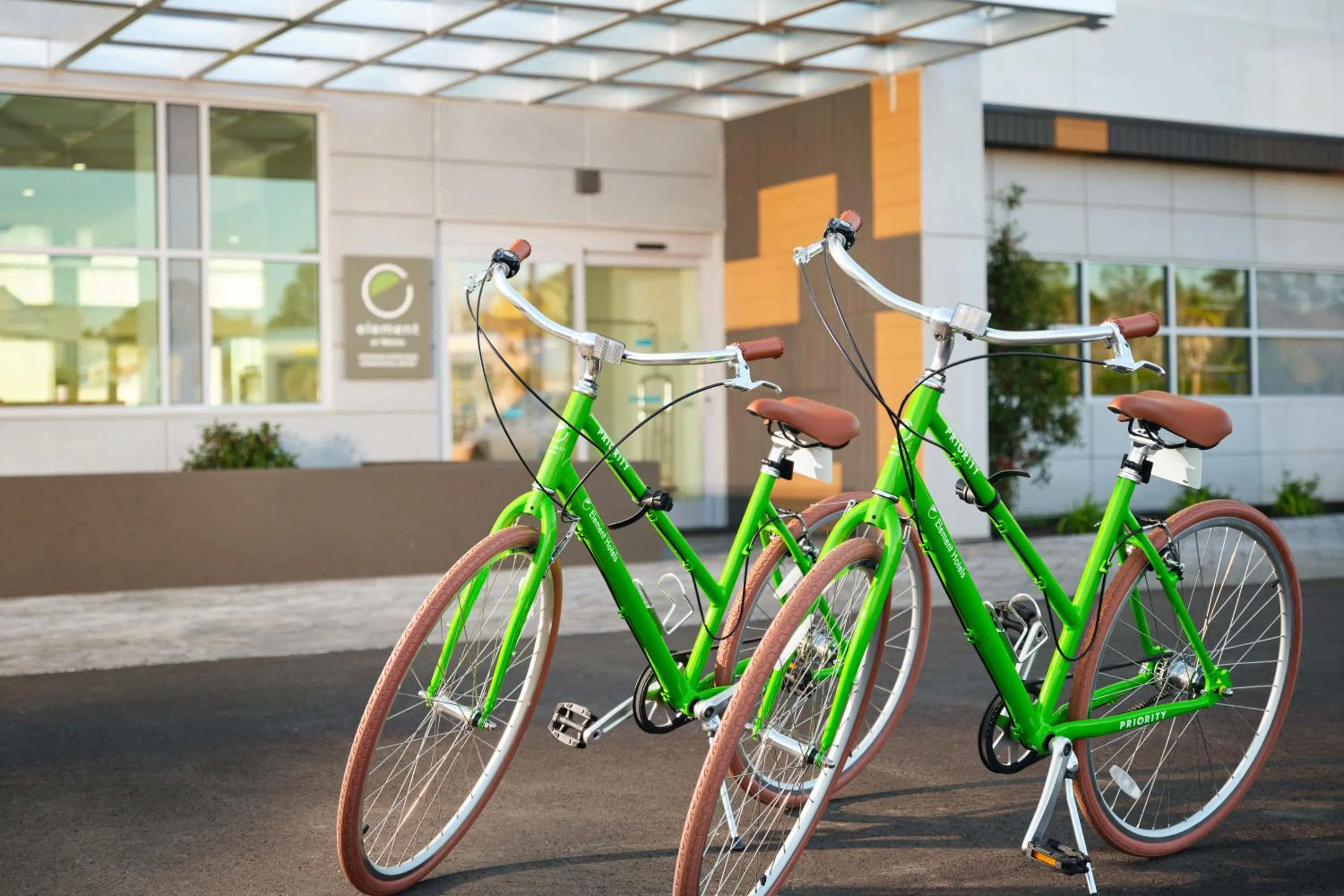 Cycling in Element Pooler Savannah Airport