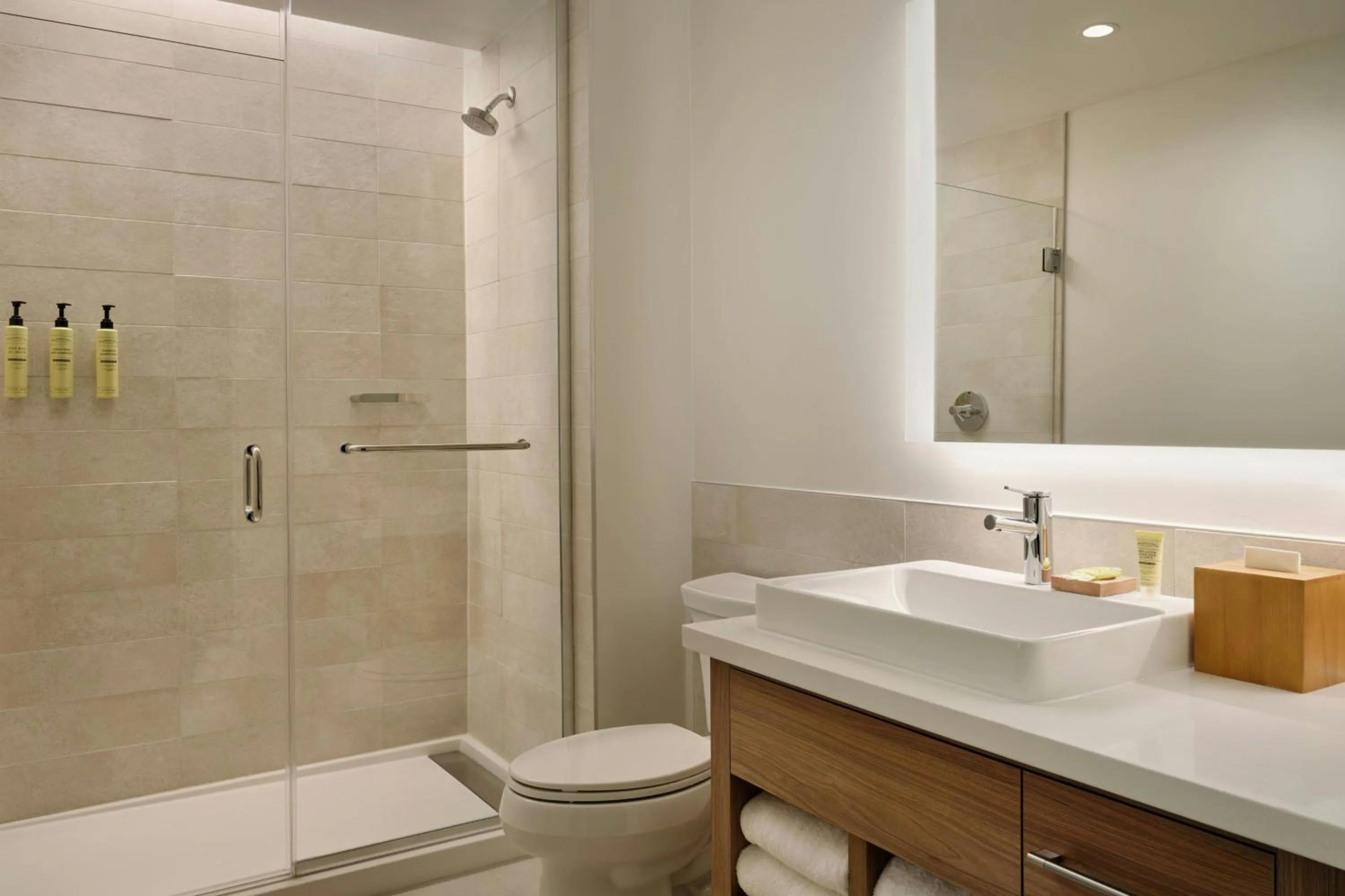 Bathroom in Element Pooler Savannah Airport