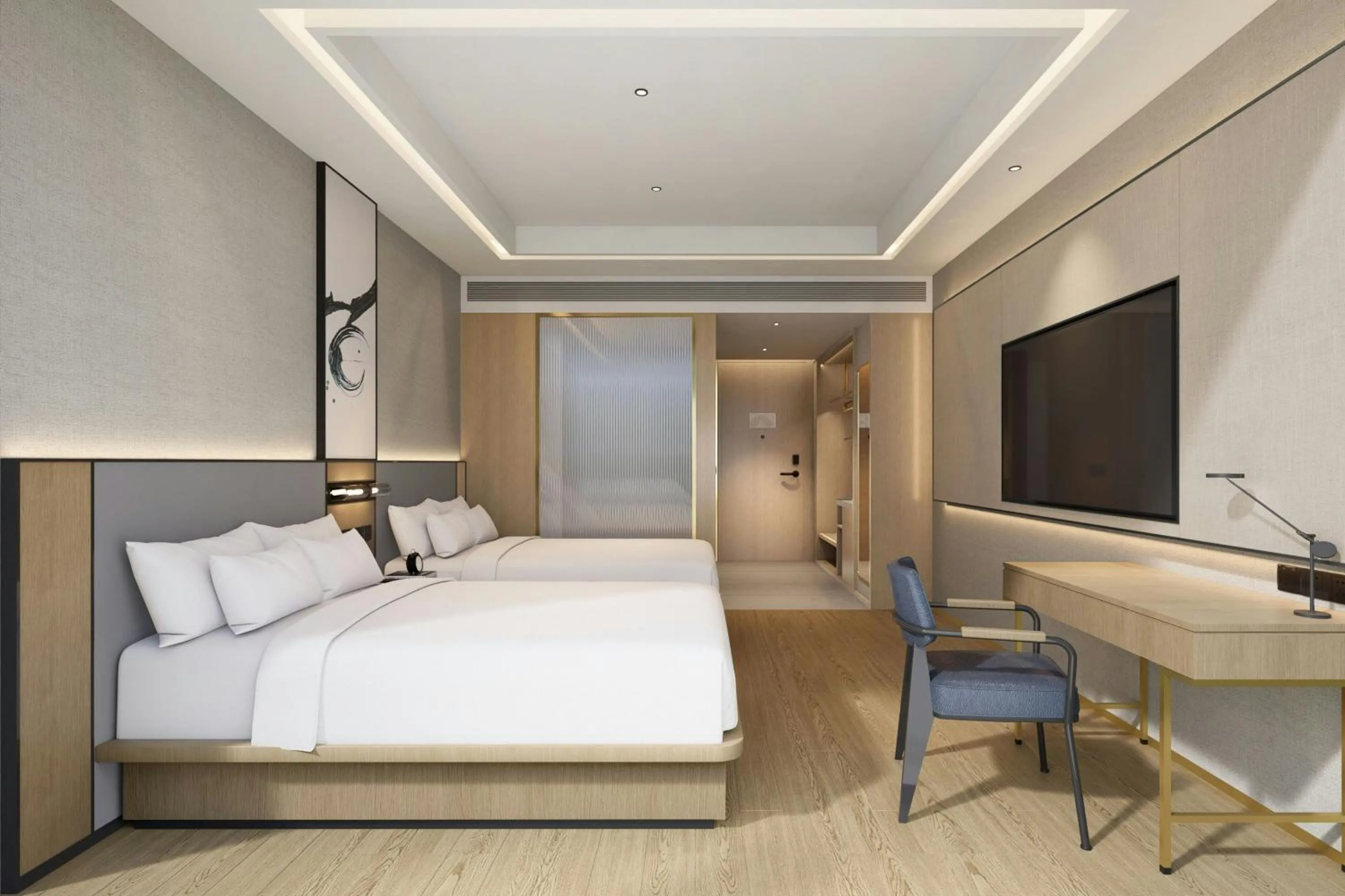 Photo of the whole room, Bed in Fairfield by Marriott Qingdao West Coast