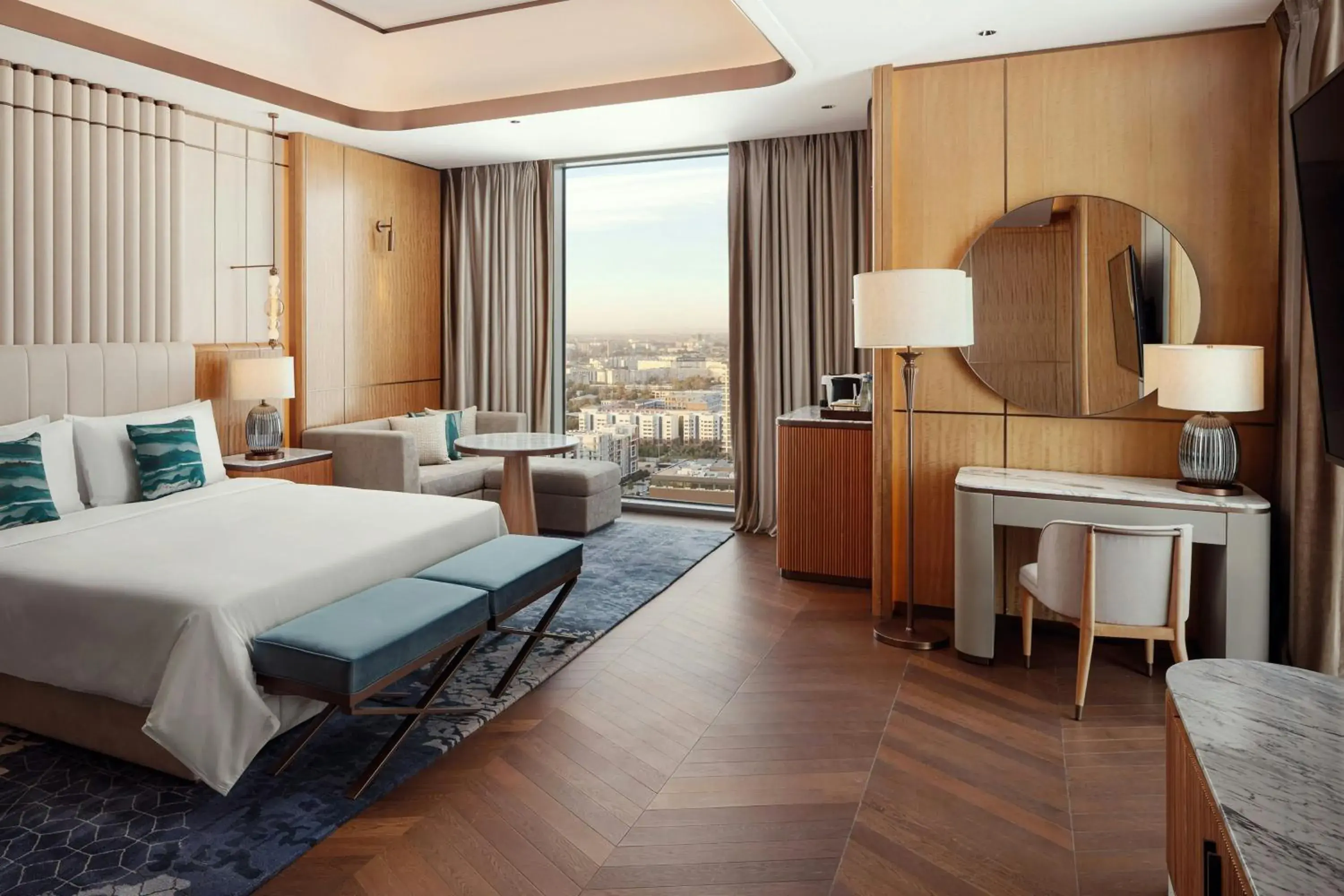 Executive Premier King Room with Concierge Lounge Access in JW Marriott Hotel Tashkent Executive Premier King Room with Concierge Lounge Access in JW Marriott Hotel Tashkent