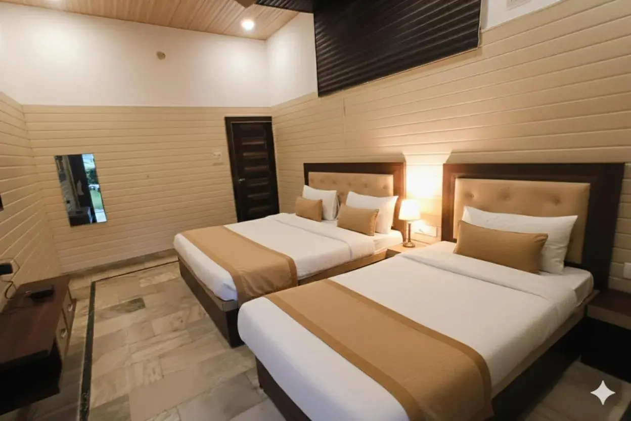 Bed in Mayur Resort Bed in Mayur Resort