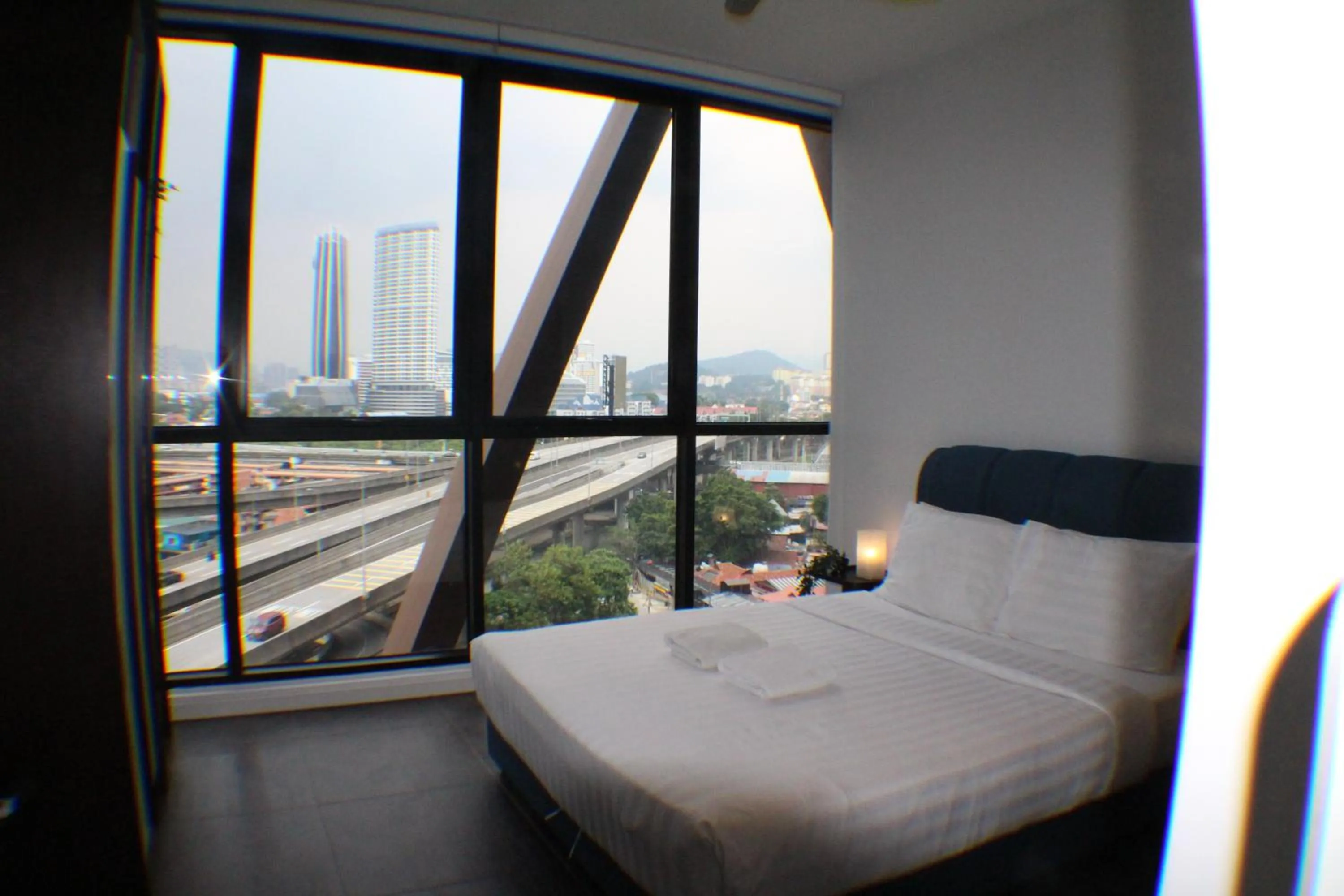 View (from property/room), Bed in Scarletz Service Suites KLCC