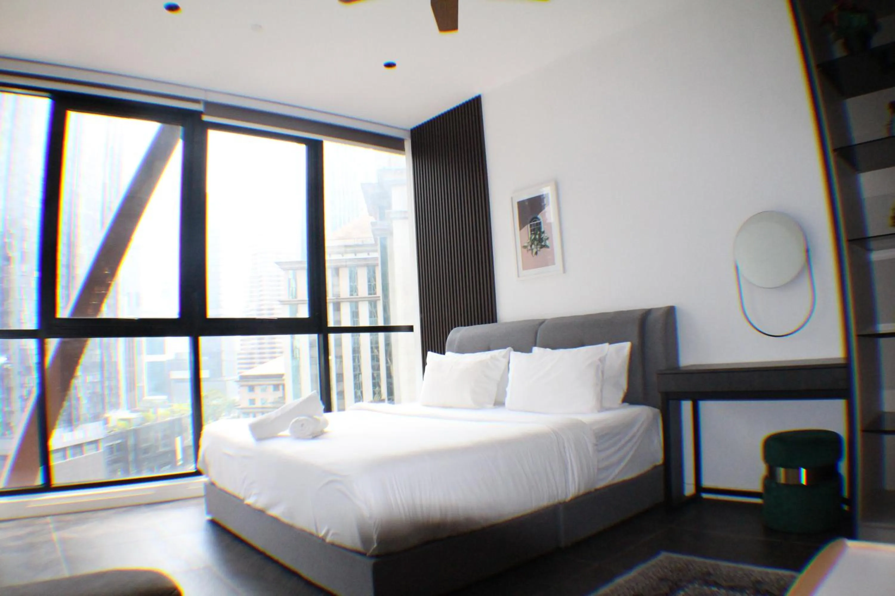 Bed in Scarletz Service Suites KLCC