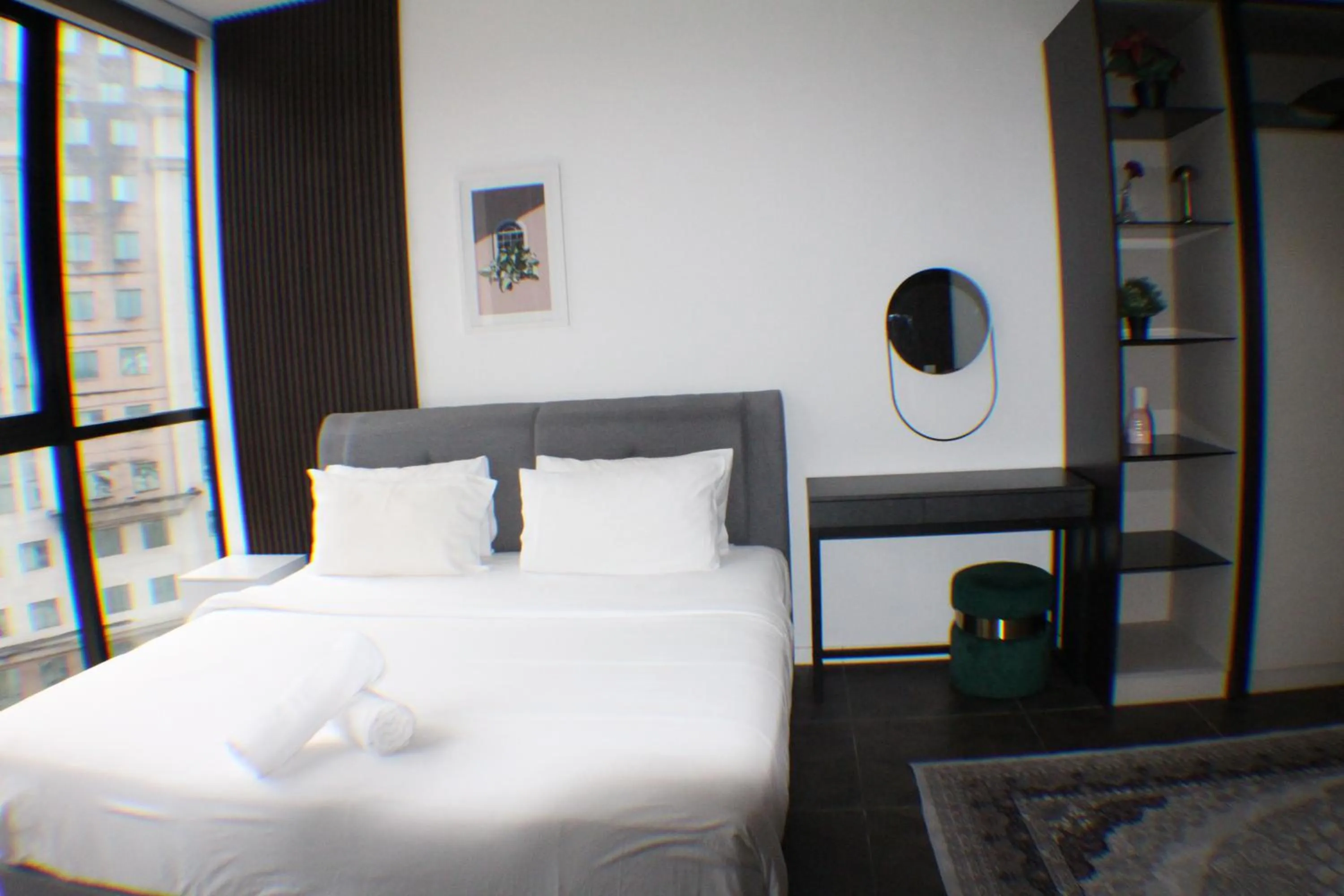 Bed in Scarletz Service Suites KLCC