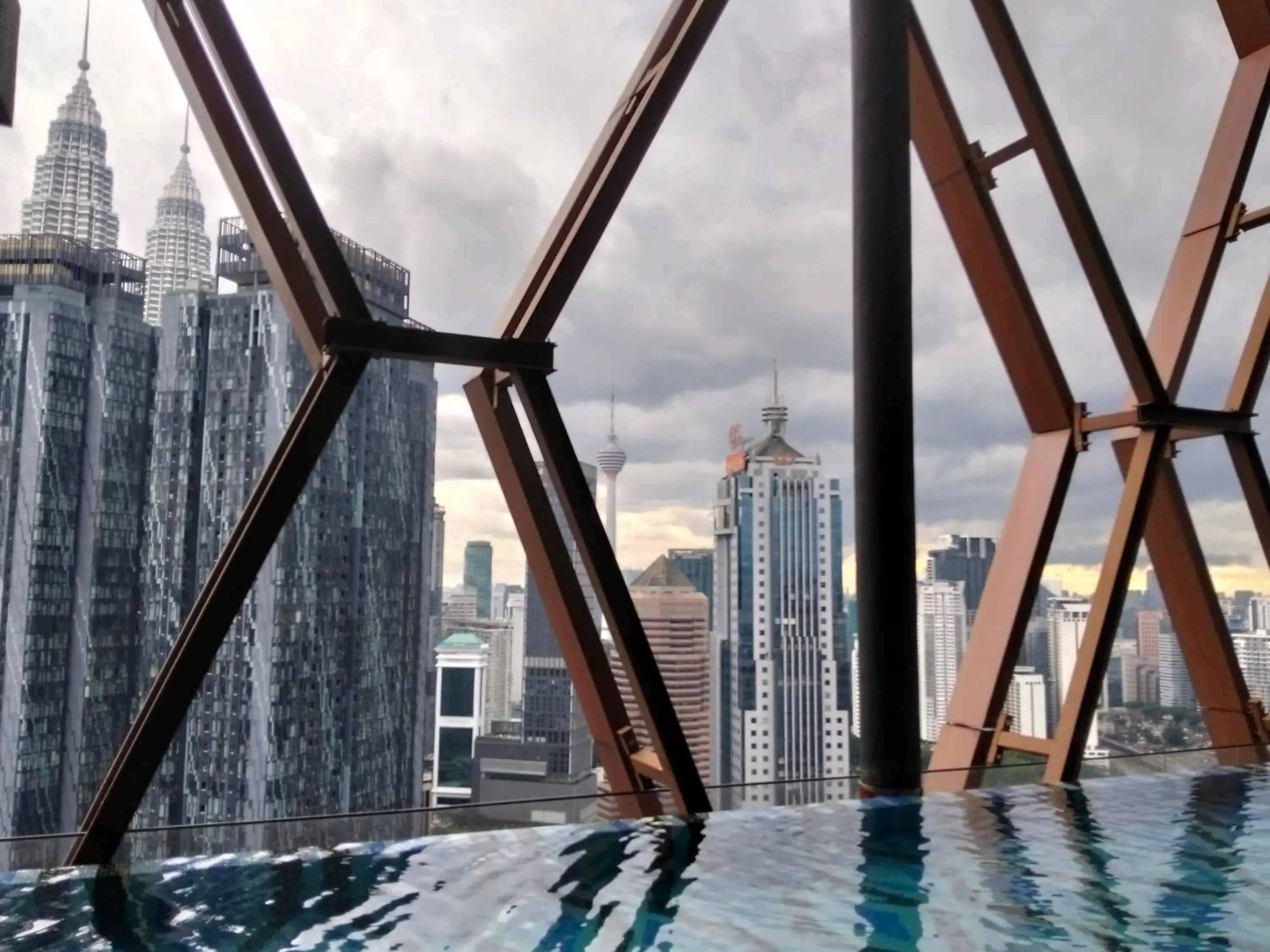 City view in Scarletz Service Suites KLCC City view in Scarletz Service Suites KLCC