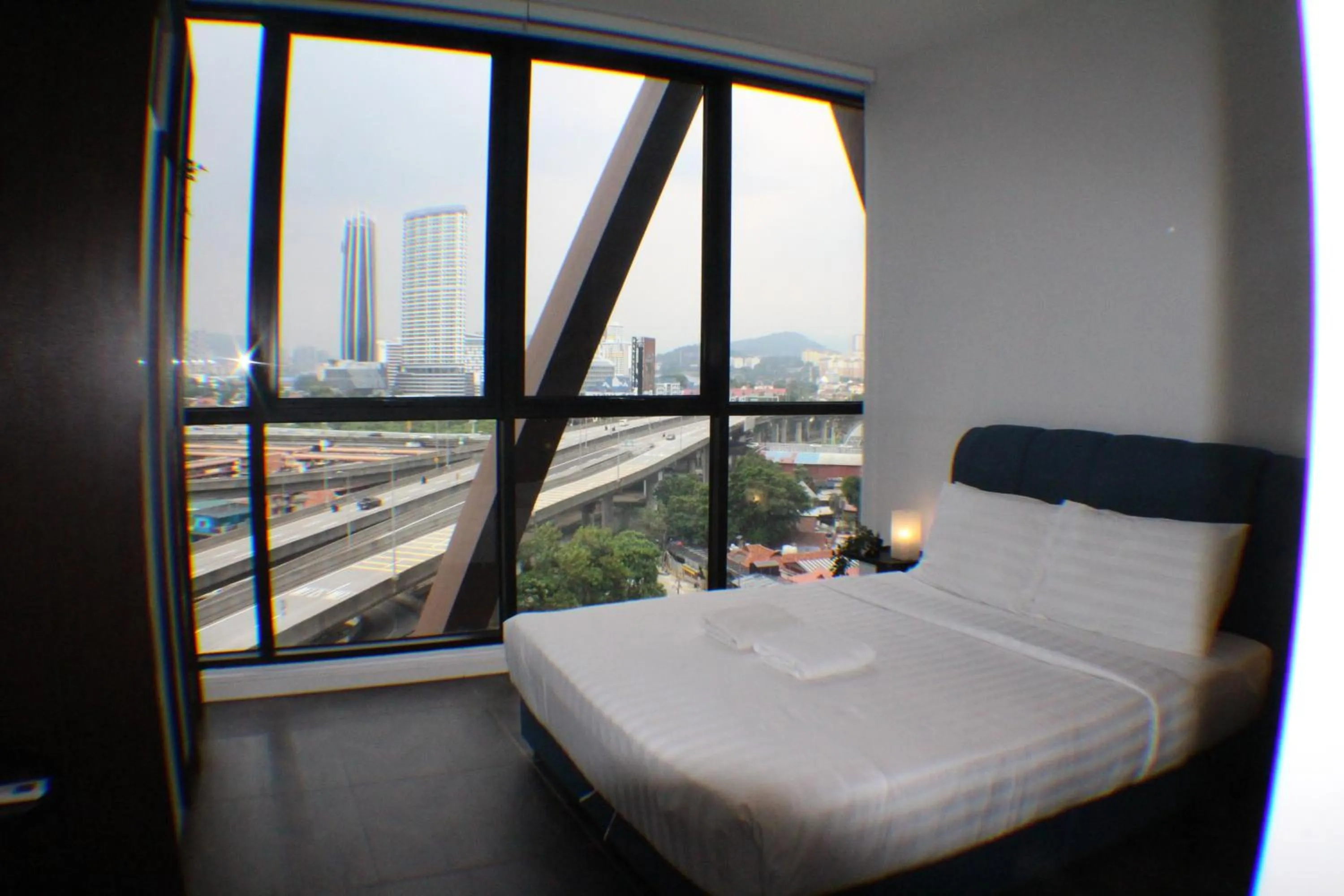 View (from property/room), Bed in Scarletz Service Suites KLCC