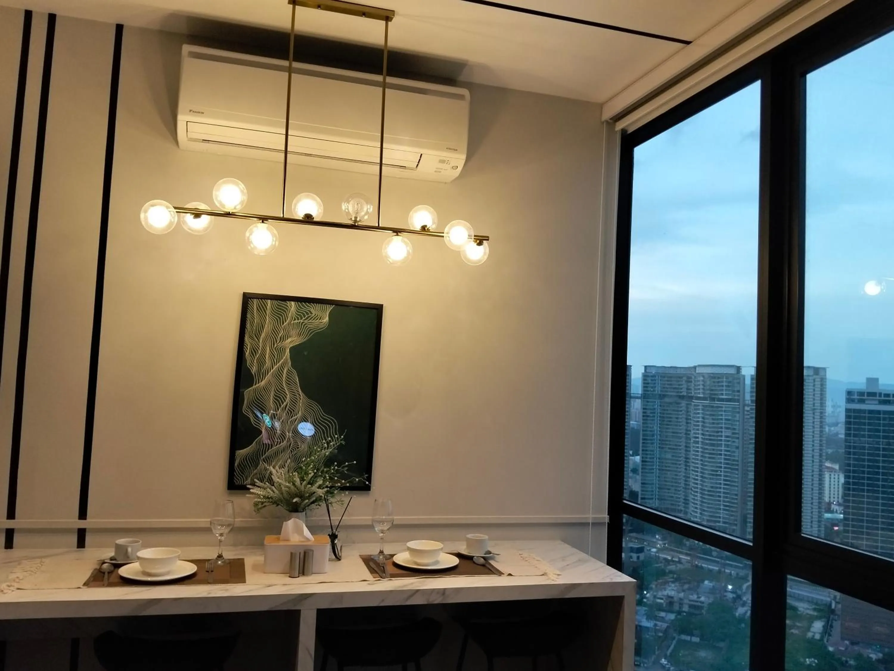 Kitchen or kitchenette in Scarletz Service Suites KLCC