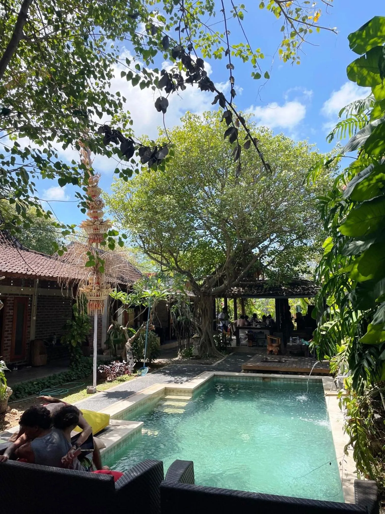 Garden view in Da Housetel Kuta