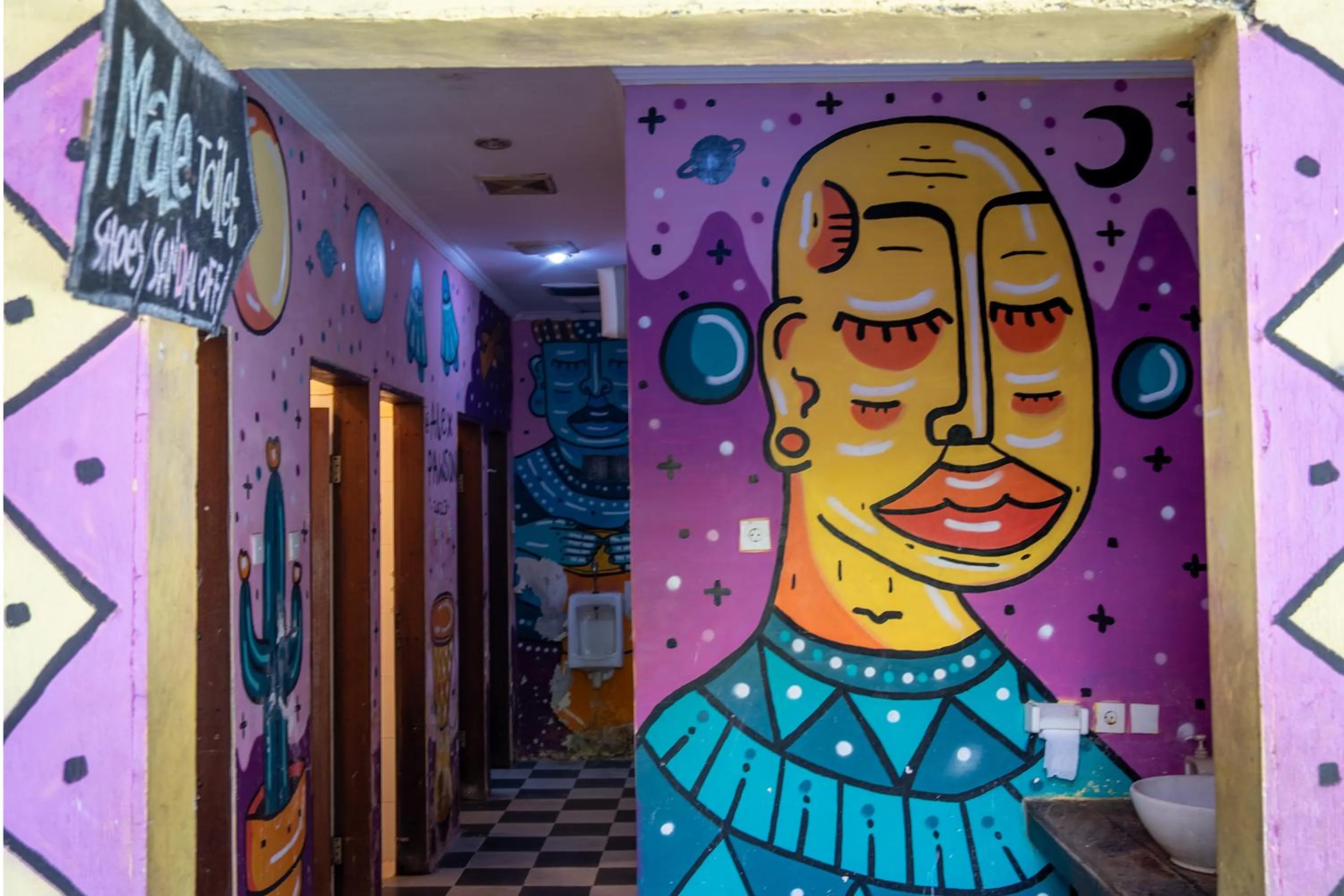 Toilet in Da Housetel Kuta