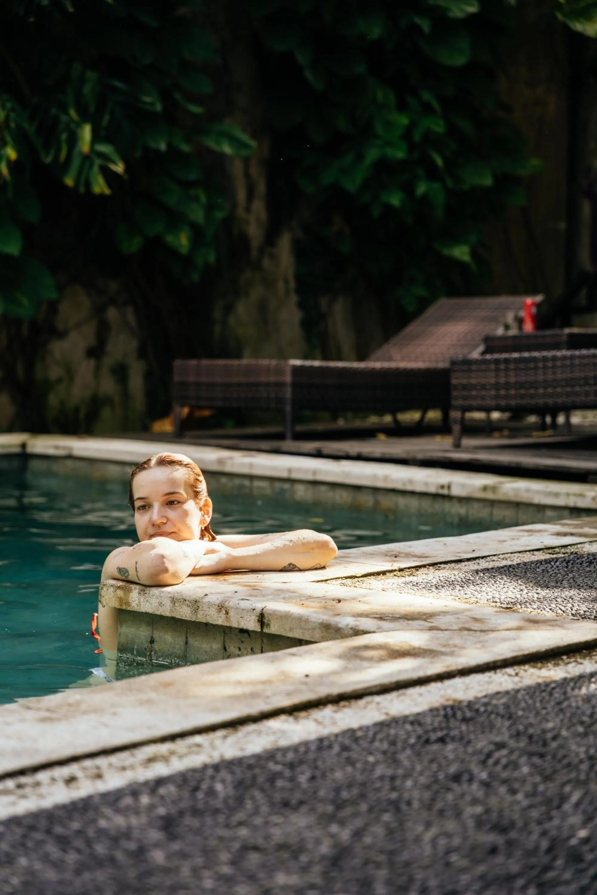 Swimming pool in Da Housetel Kuta