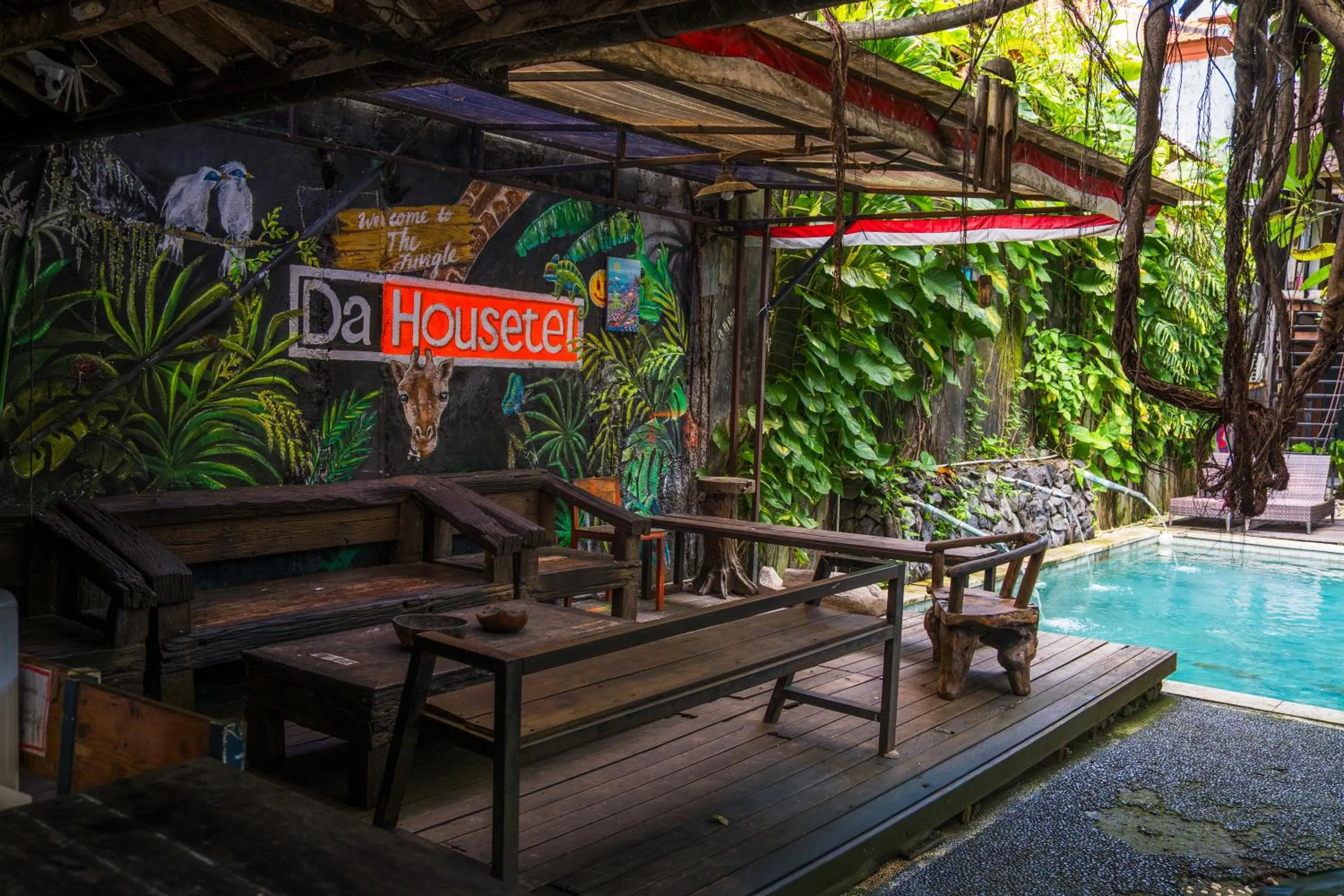 Patio in Da Housetel Kuta
