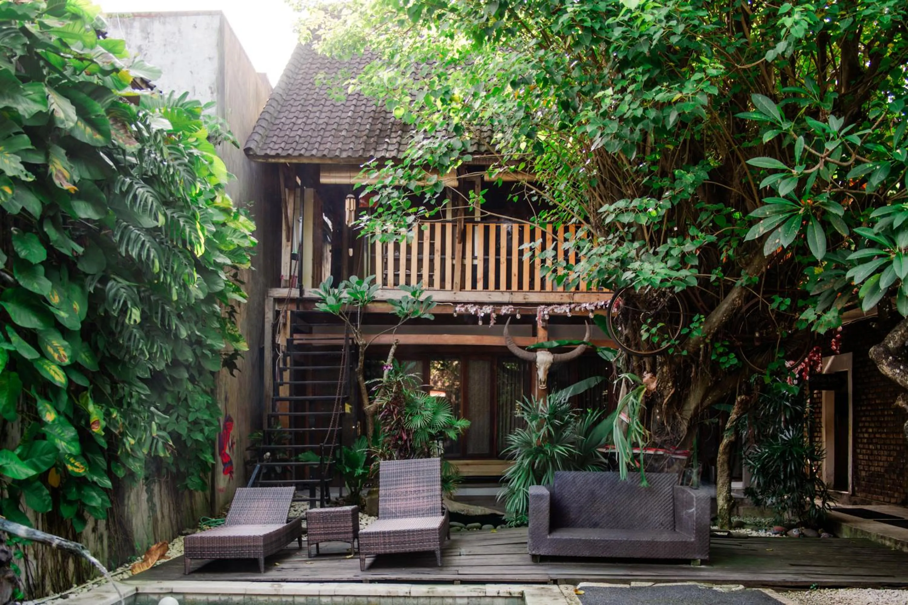 Patio in Da Housetel Kuta