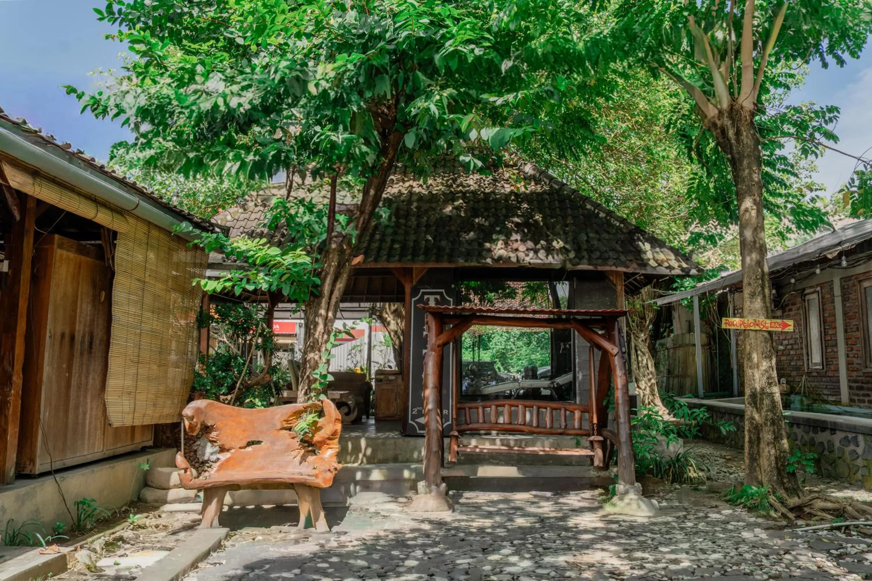 Garden view in Da Housetel Kuta