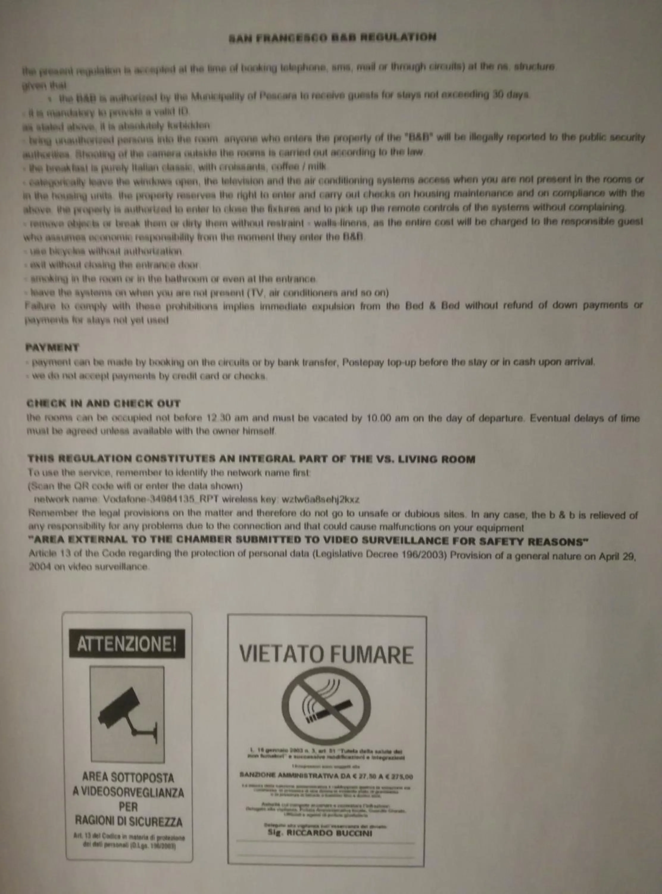 Other in B&B SAN FRANCESCO Pescara Centro