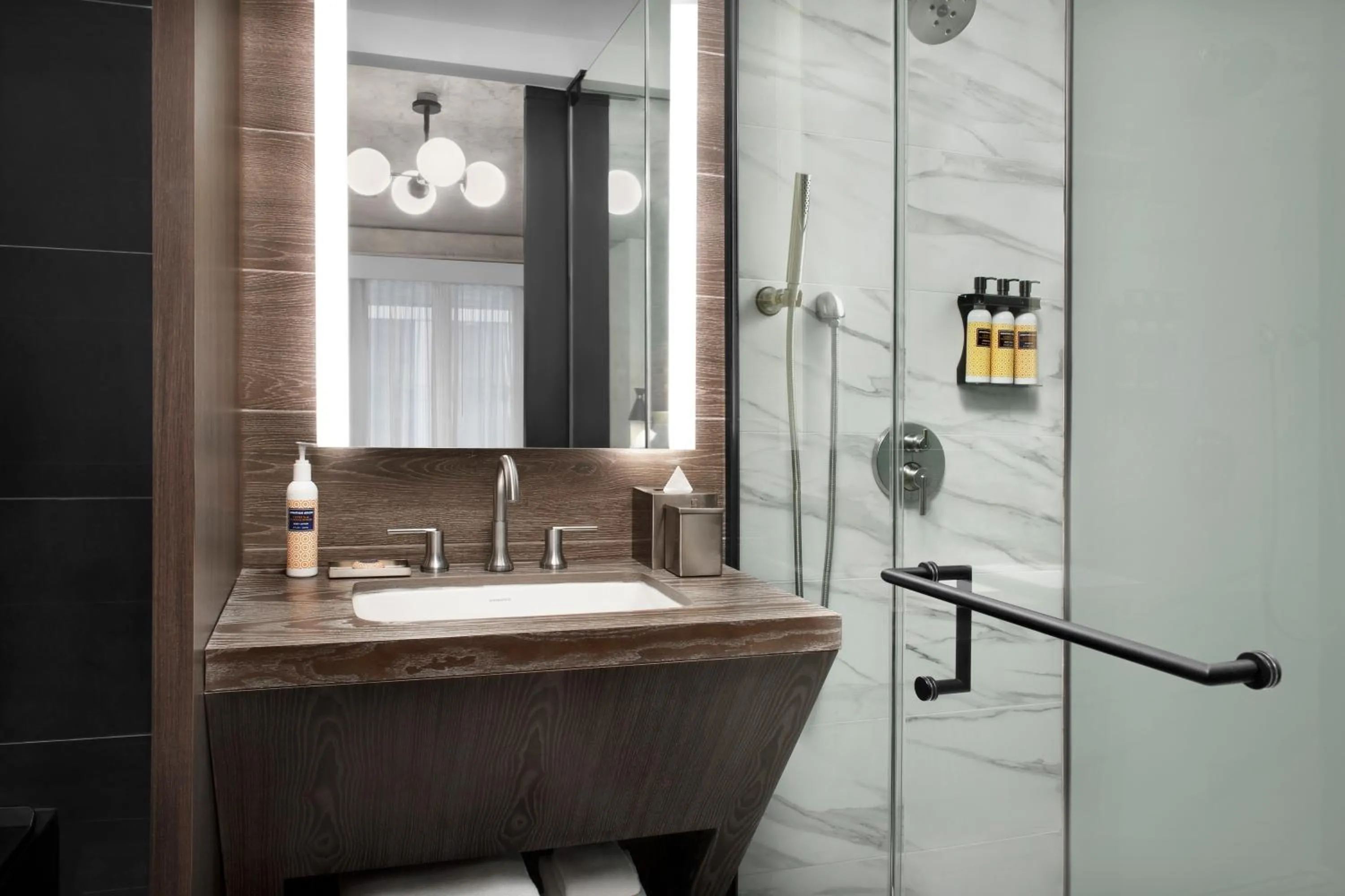 Shower in The Livingston, part of JdV by Hyatt