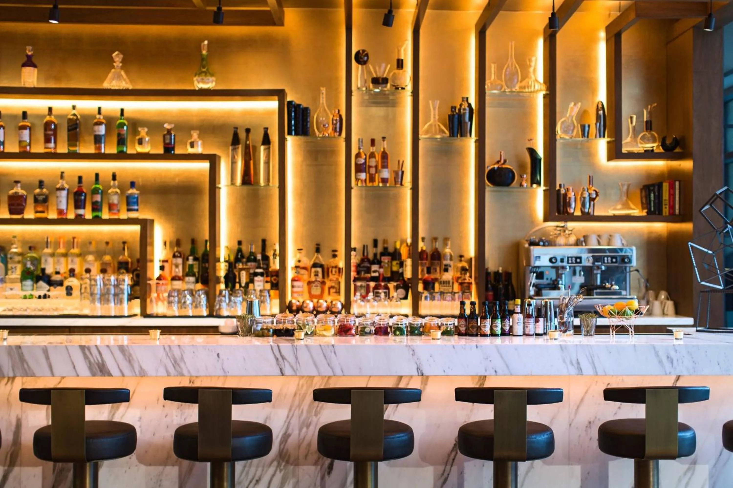 Lounge or bar in Renaissance New York Midtown Hotel