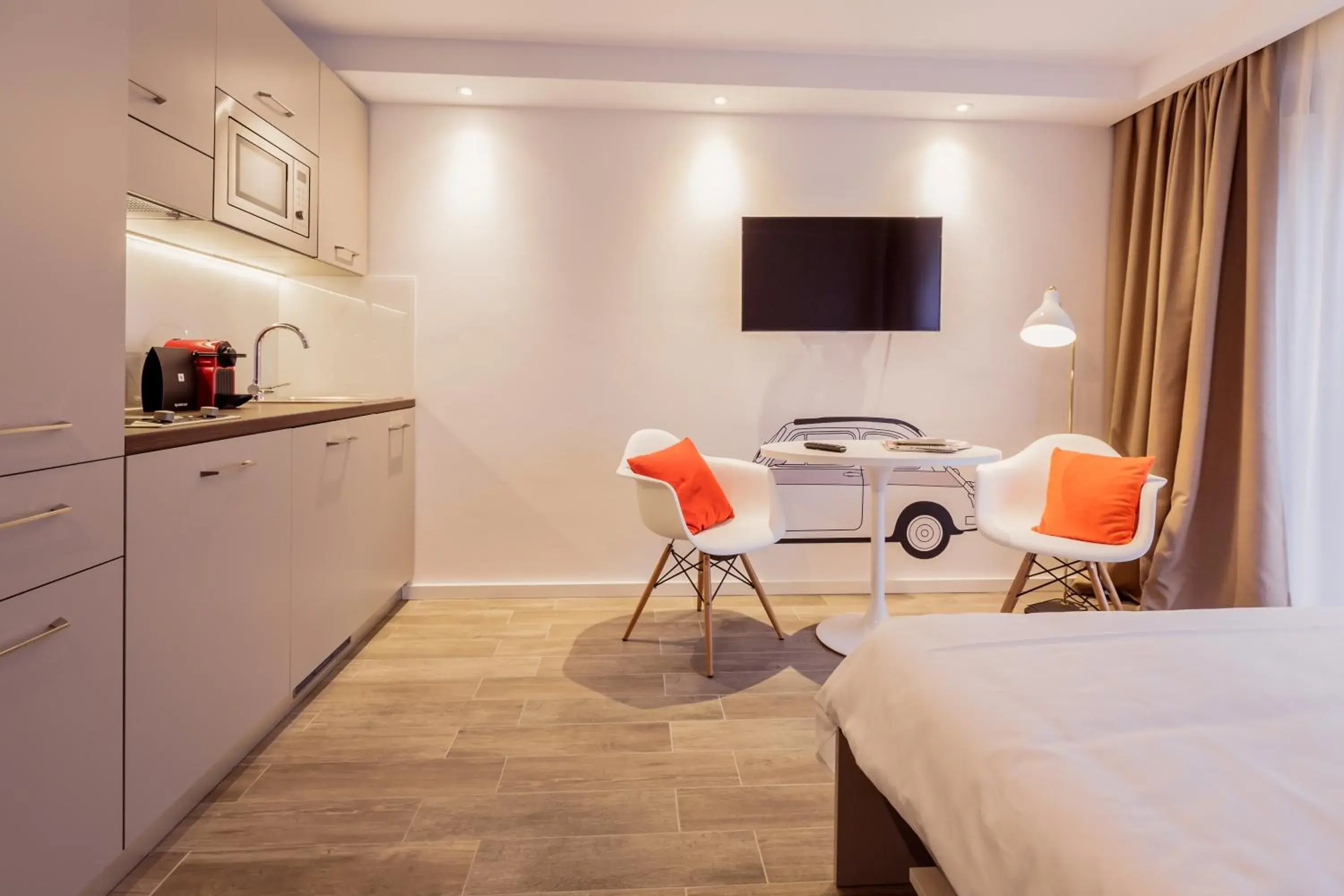 Rosa Apartment with kitchen in 360 Apartment Hotel Frankfurt Rosa Apartment with kitchen in 360 Apartment Hotel Frankfurt