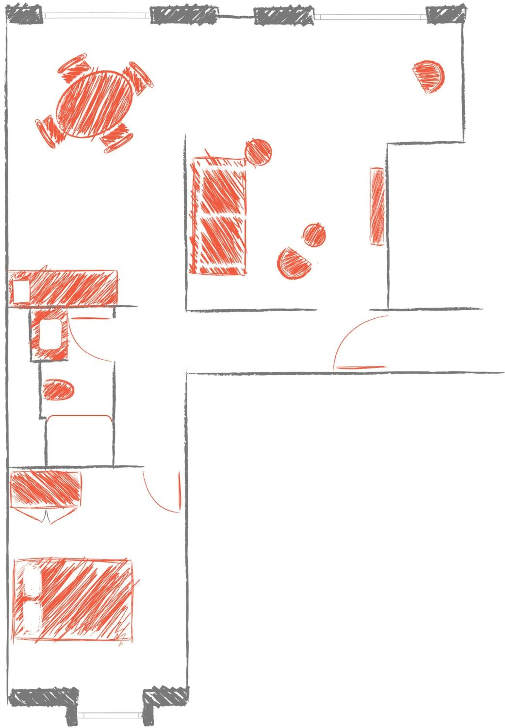 Photo of the whole room in 360 Apartment Hotel Frankfurt