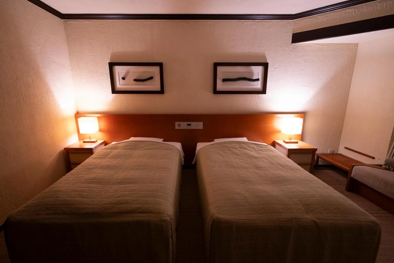 Bed in Hotel Laforet Shuzenji