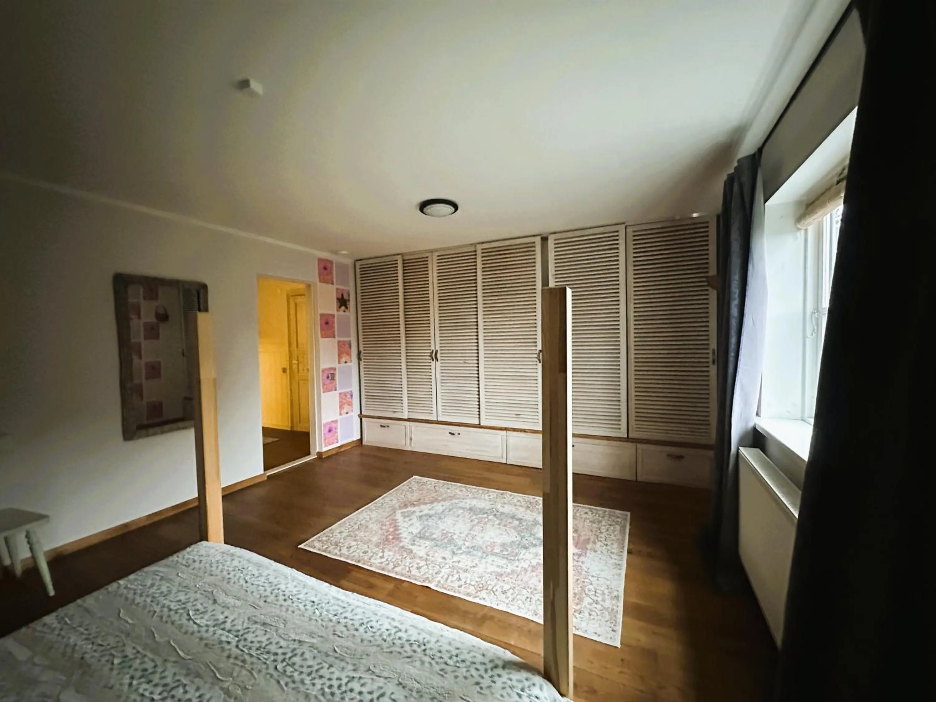 Bed in North Lakeside Villa Plateliai