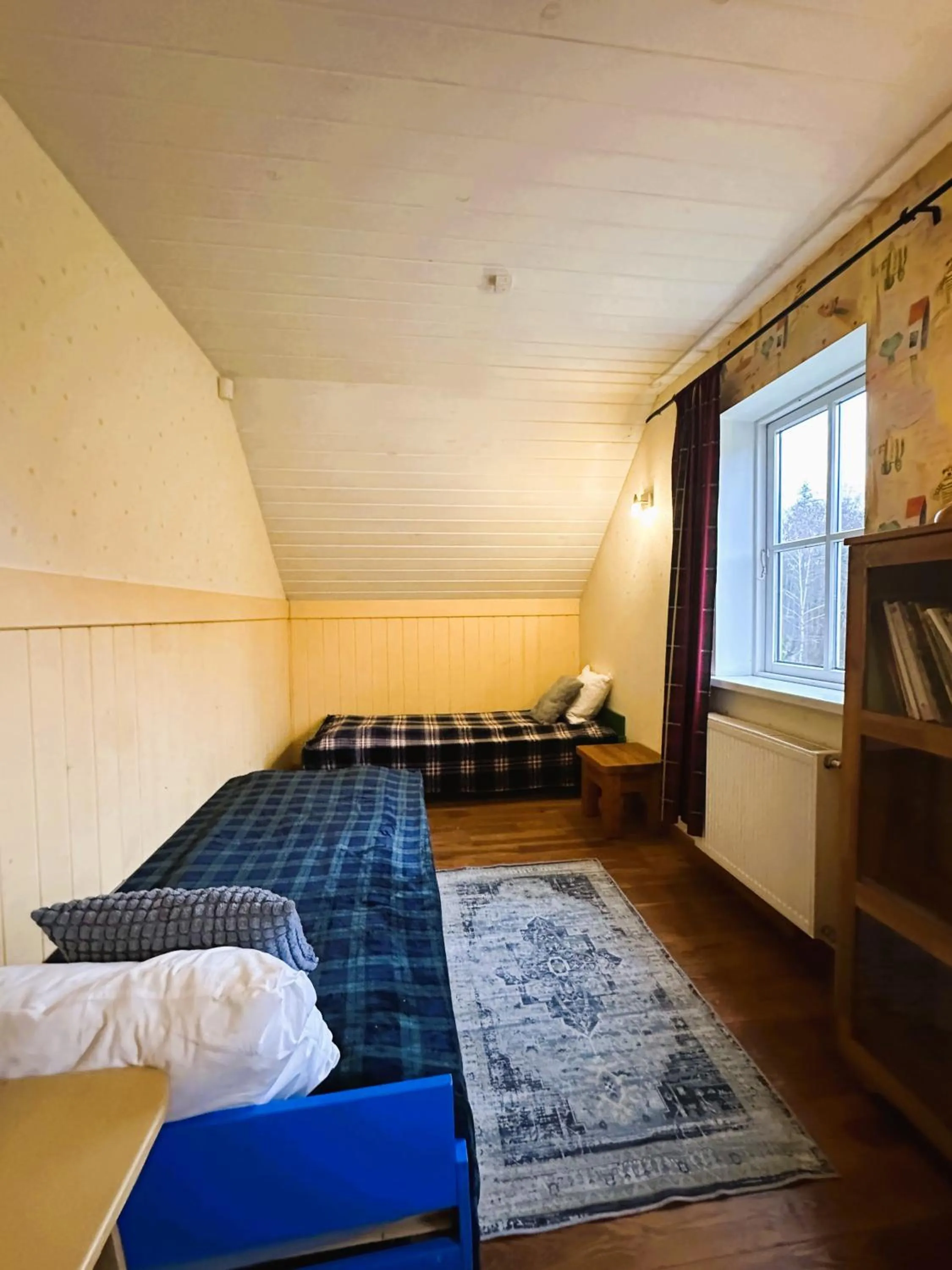 Bedroom in North Lakeside Villa Plateliai